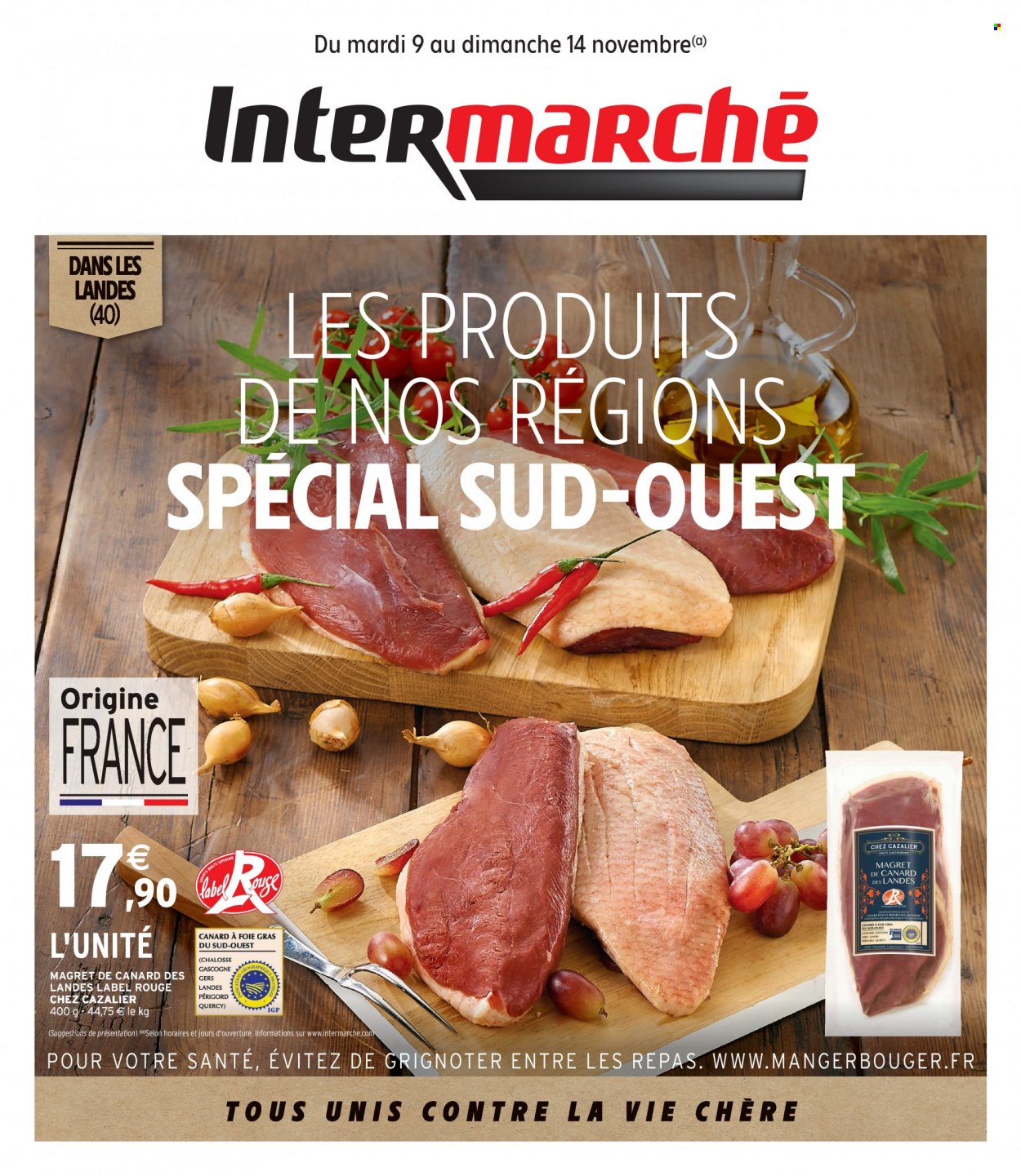 Catalogue Intermarché - 09.11.2021 - 14.11.2021. Page 1.