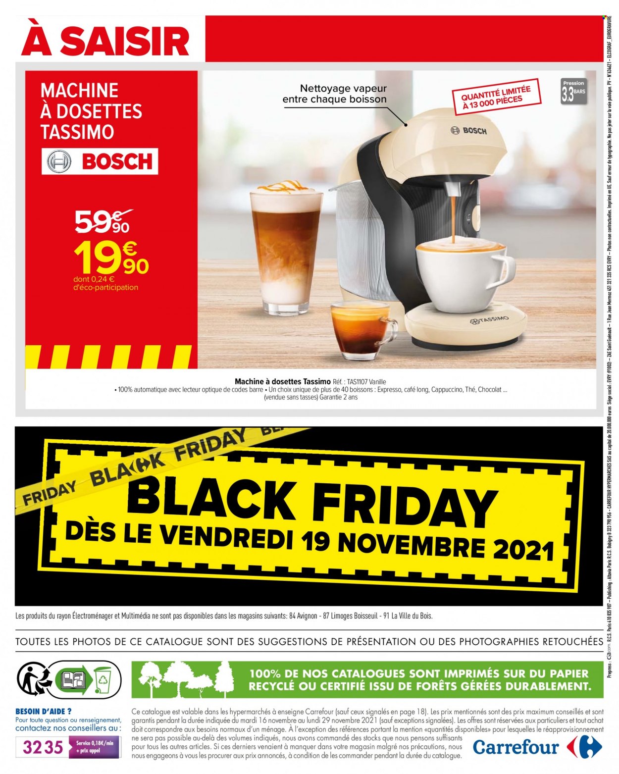 Catalogue Carrefour Hypermarchés - 16.11.2021 - 29.11.2021. 