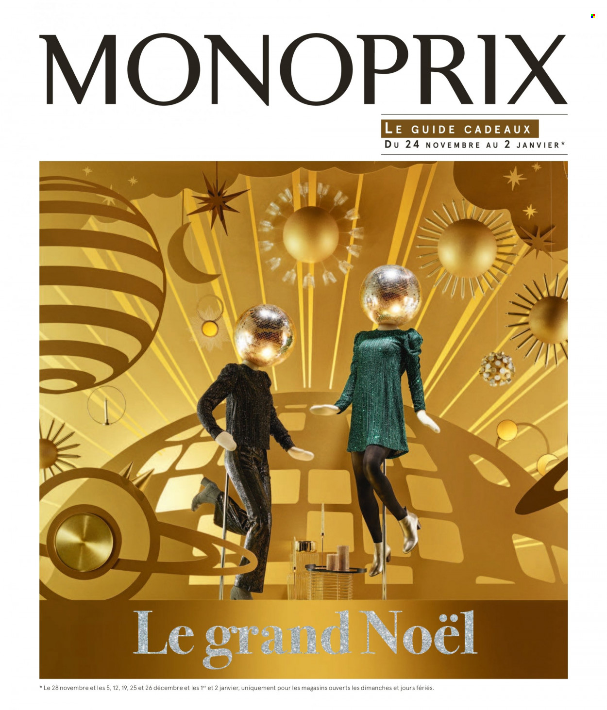 Catalogue Monoprix - 24.11.2021 - 02.01.2022. 