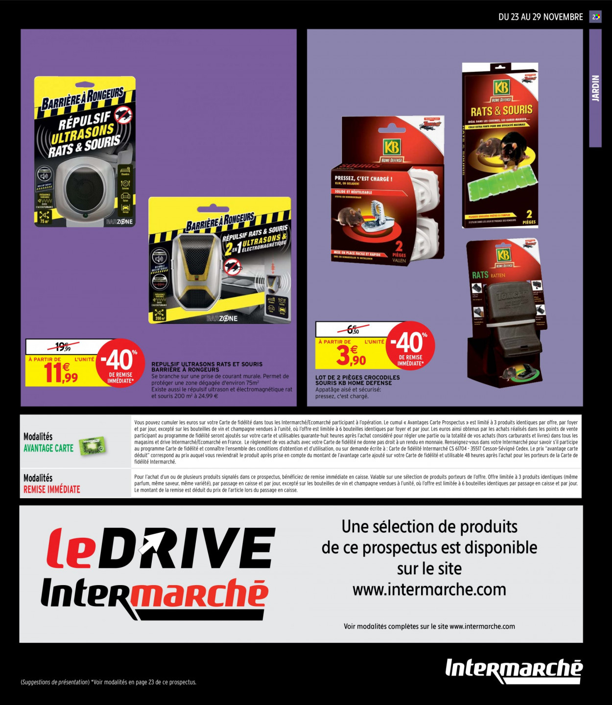 Catalogue Intermarché - 23.11.2021 - 29.11.2021. 