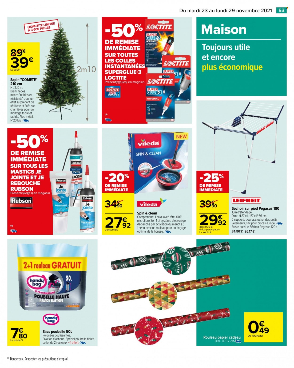 Catalogue Carrefour Hypermarchés - 23.11.2021 - 29.11.2021. 