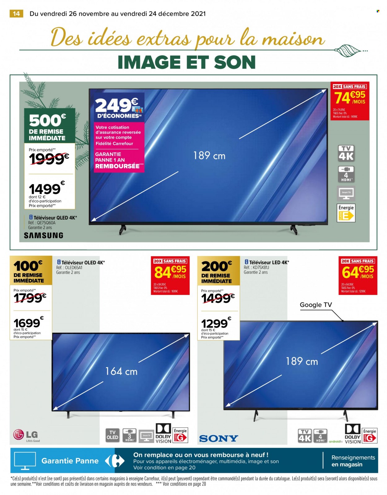 Catalogue Carrefour Hypermarchés - 26.11.2021 - 24.12.2021. 