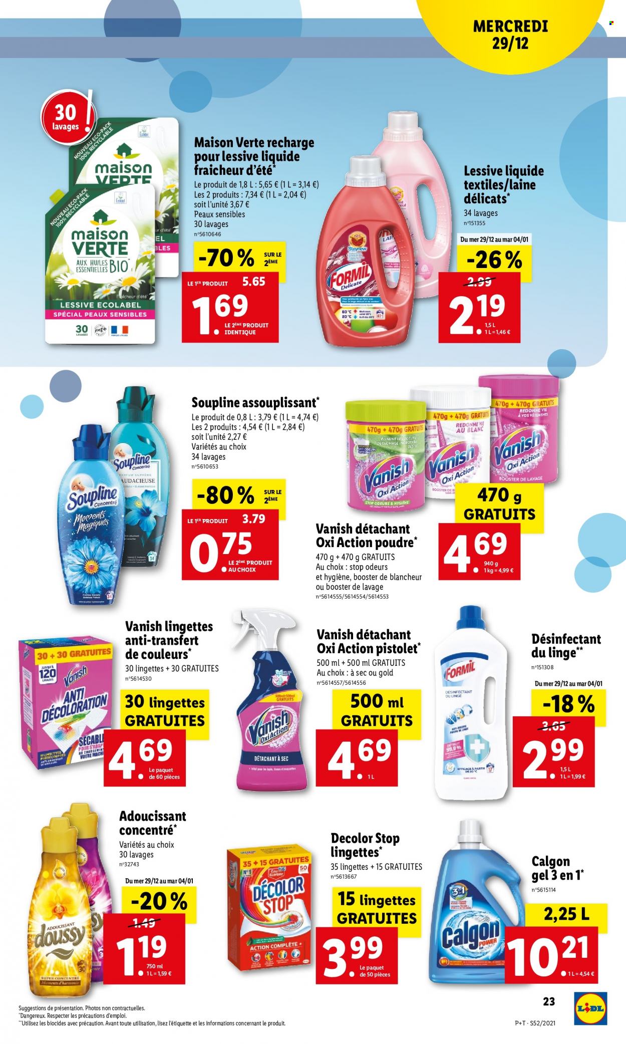 Catalogue Lidl - 29.12.2021 - 04.01.2022. Page 23.