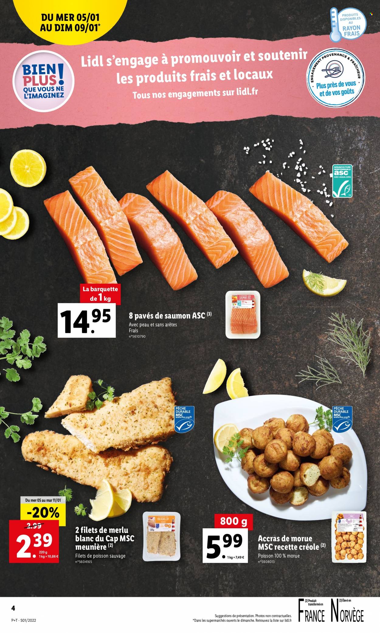 Catalogue Lidl - 05.01.2022 - 11.01.2022. Page 4.