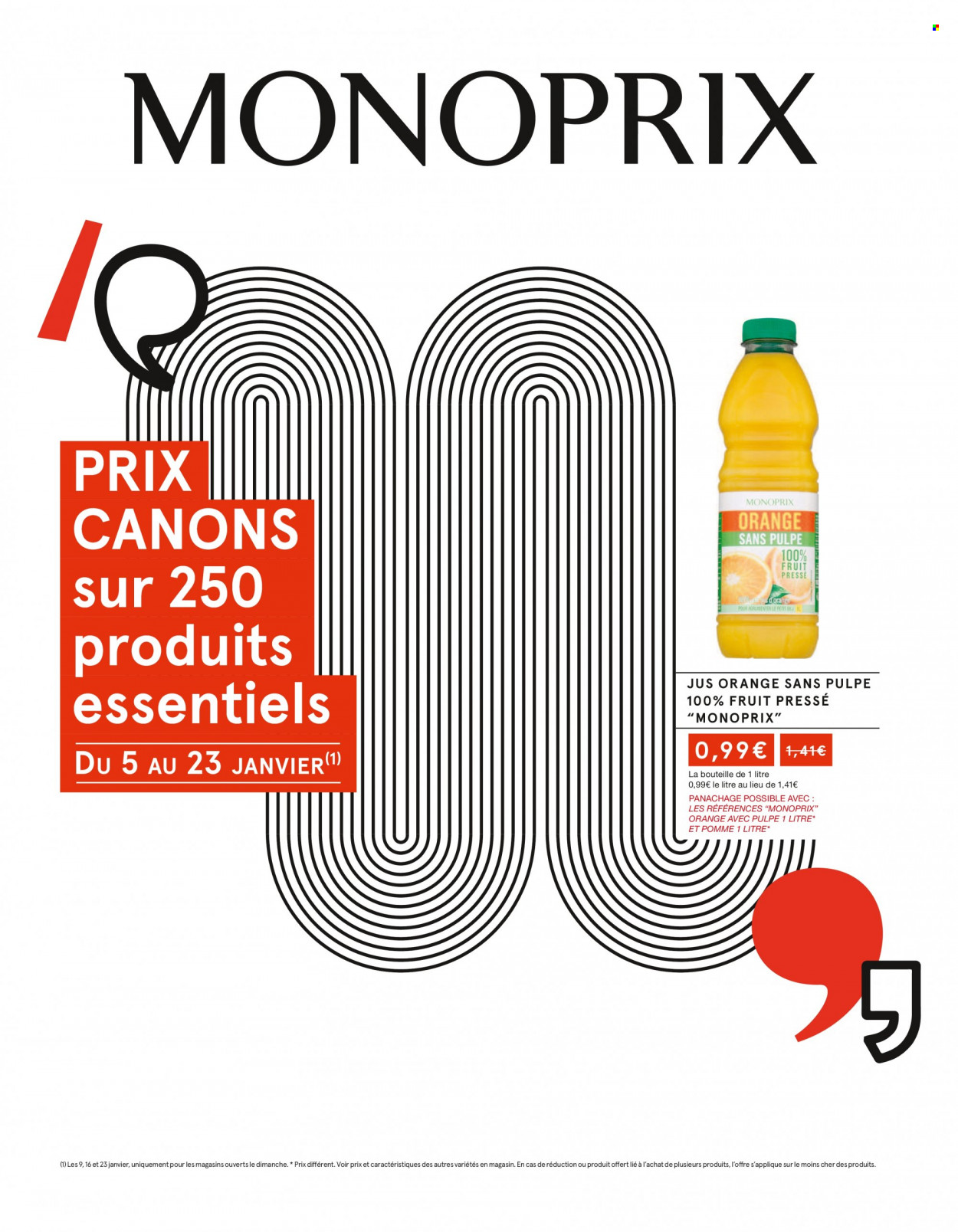 Catalogue Monoprix - 05.01.2022 - 23.01.2022. 