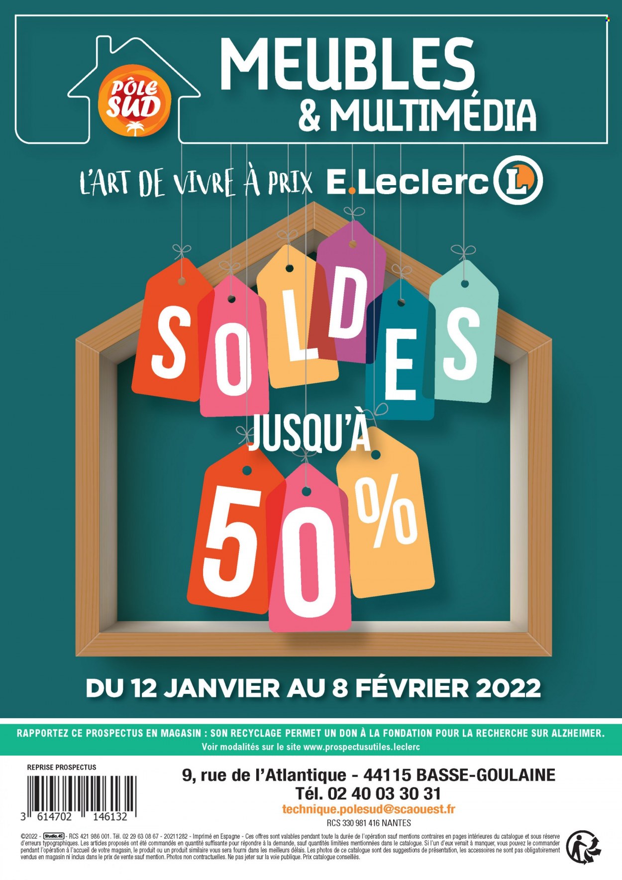 Catalogue E.Leclerc - 12.01.2022 - 08.02.2022. 