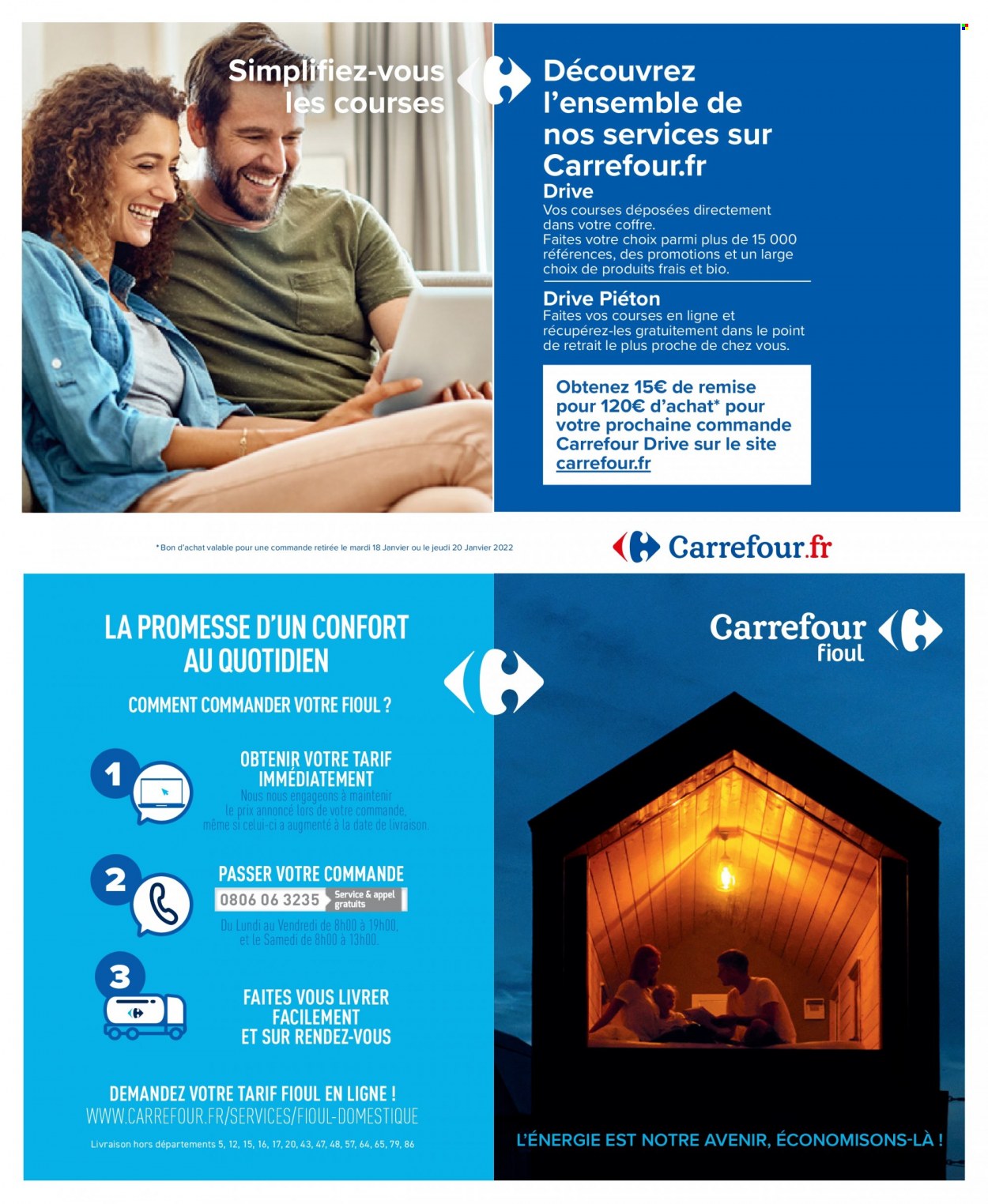 Catalogue Carrefour Hypermarchés - 18.01.2022 - 31.01.2022. 