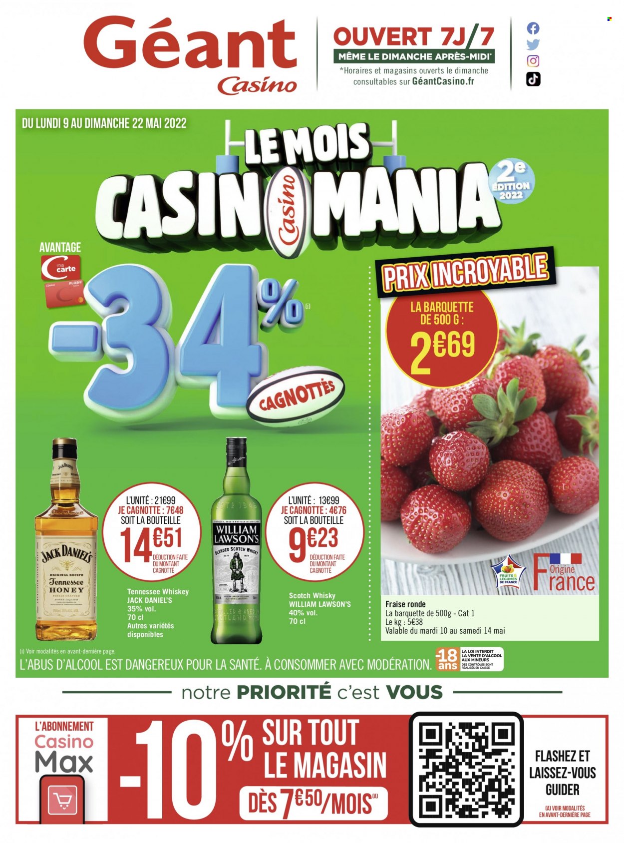 Catalogue Géant Casino - 09.05.2022 - 22.05.2022. 