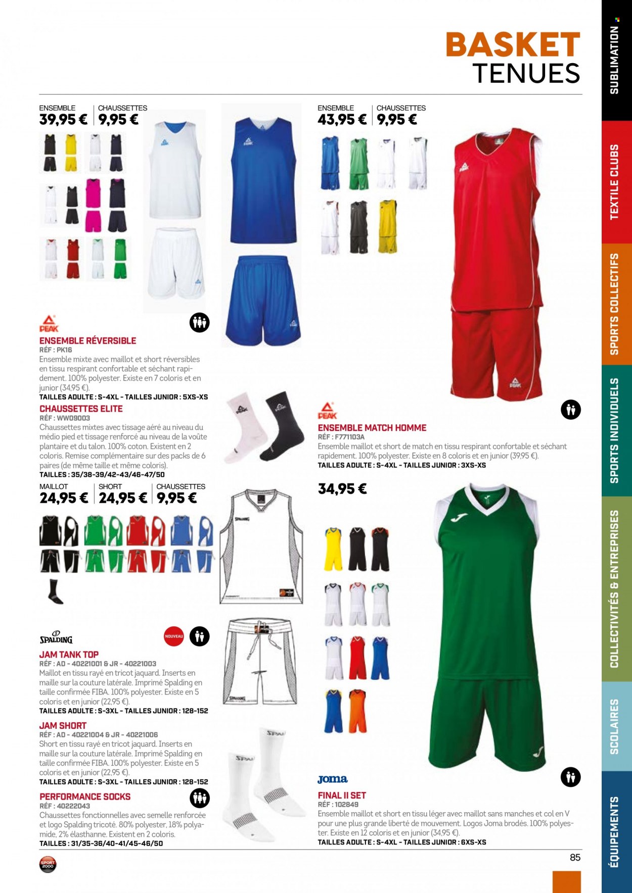 Catalogue Sport 2000. 
