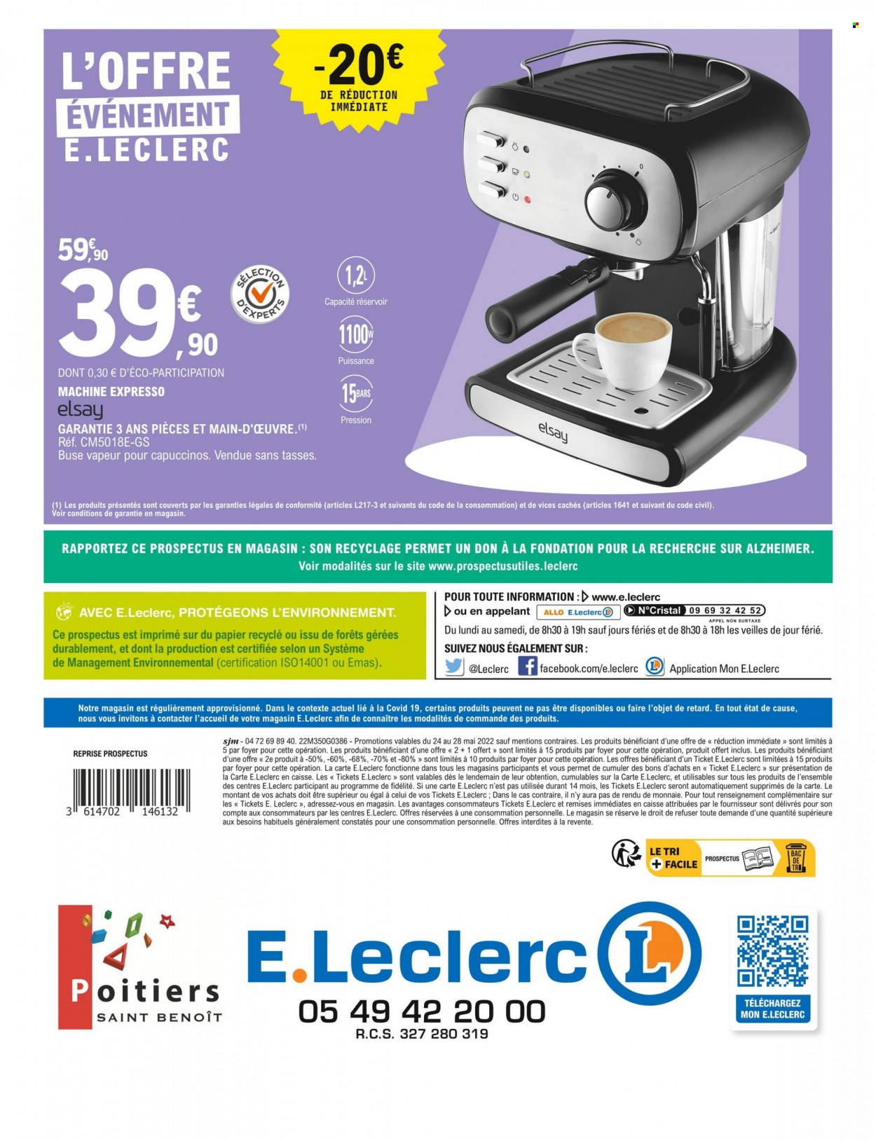 Catalogue E.Leclerc - 24.05.2022 - 28.05.2022. 
