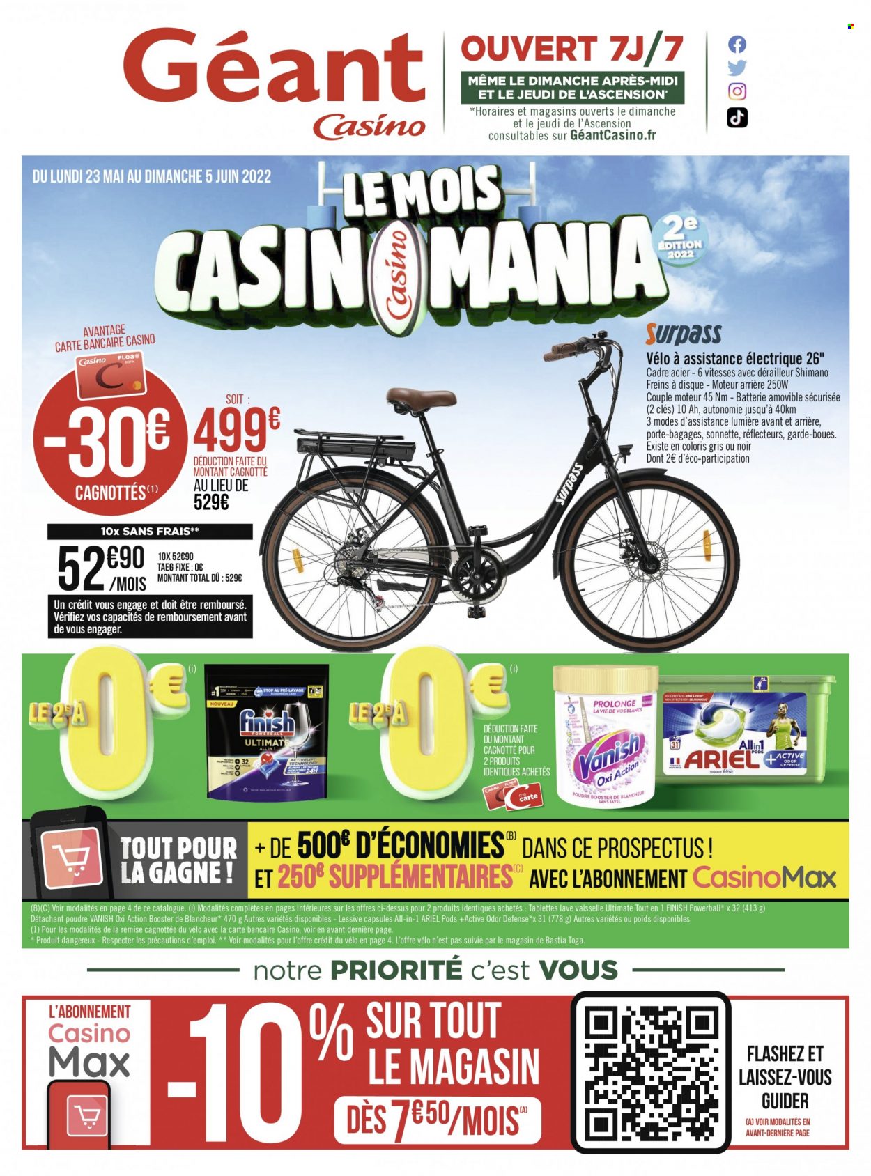 Catalogue Géant Casino - 23.05.2022 - 05.06.2022. 