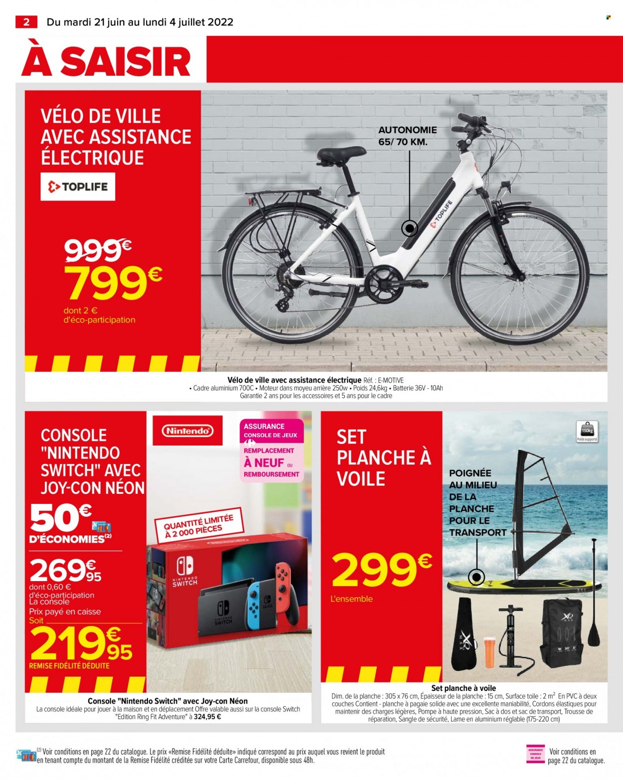 Catalogue Carrefour Hypermarchés - 21.06.2022 - 04.07.2022. 