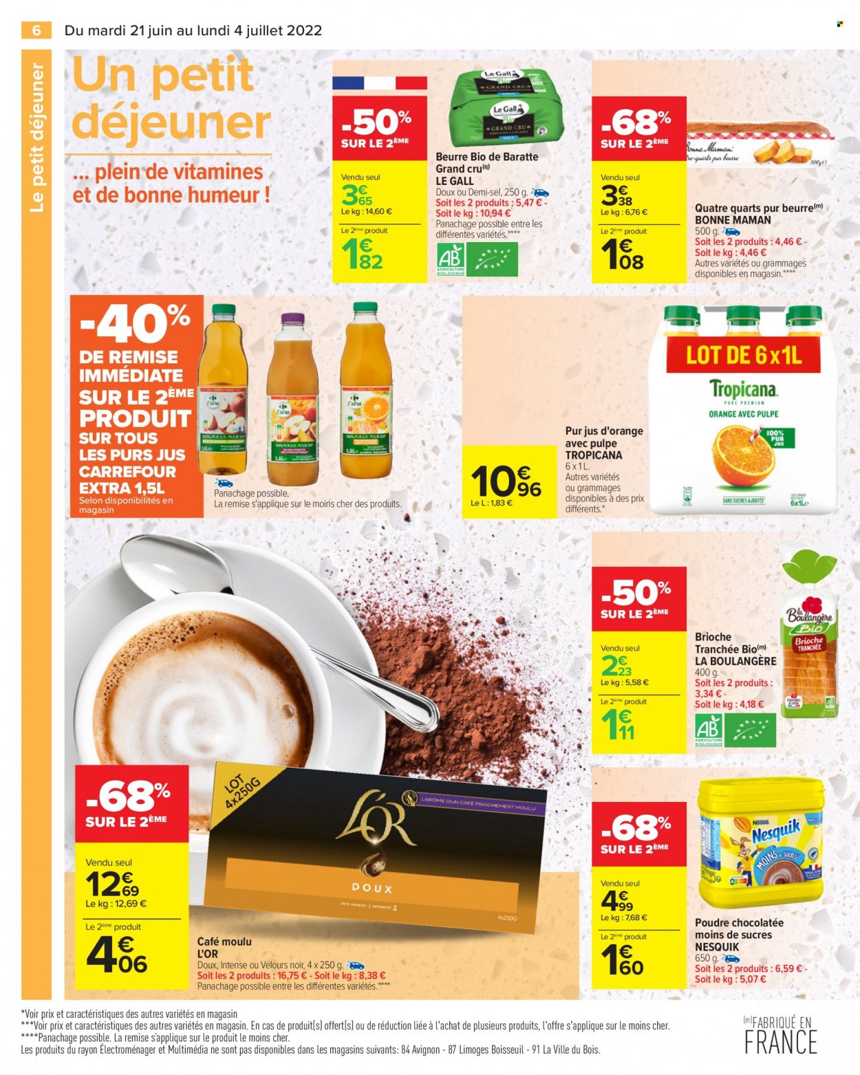 Catalogue Carrefour Hypermarchés - 21.06.2022 - 04.07.2022. 