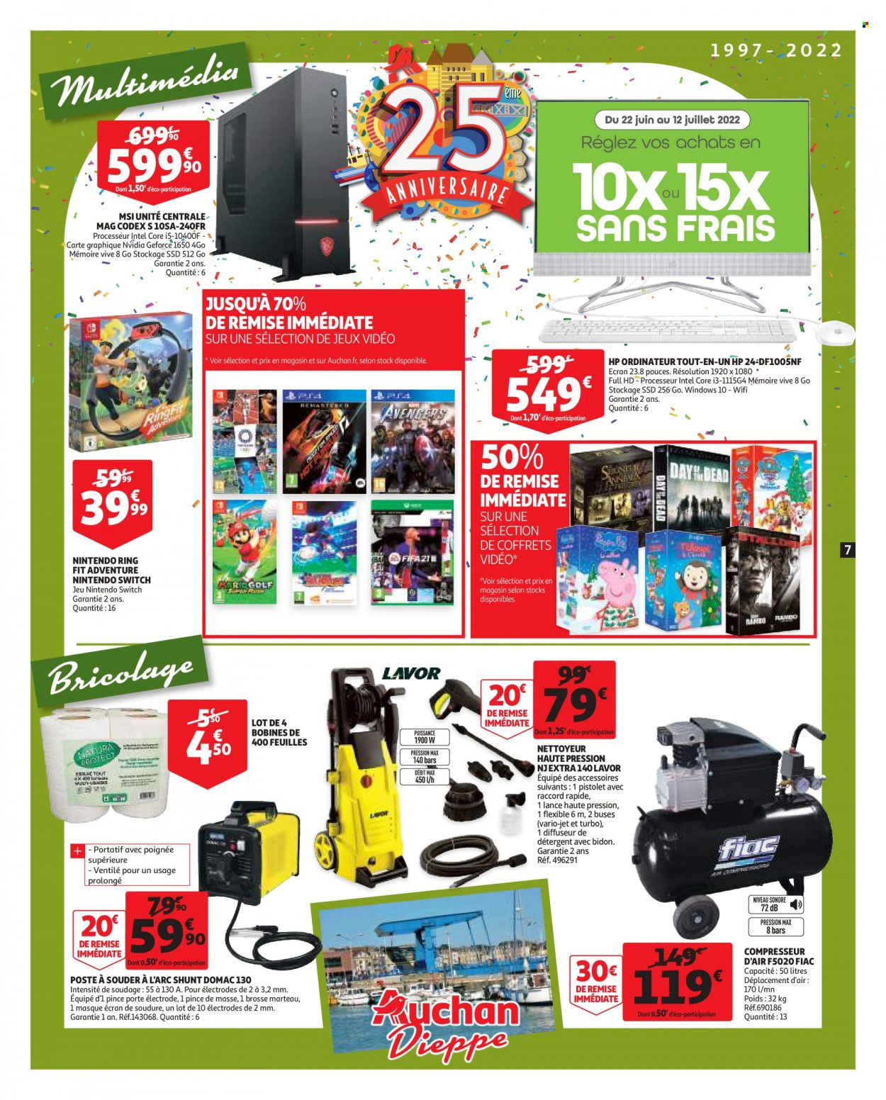 Catalogue Auchan - 22.06.2022 - 28.06.2022. 