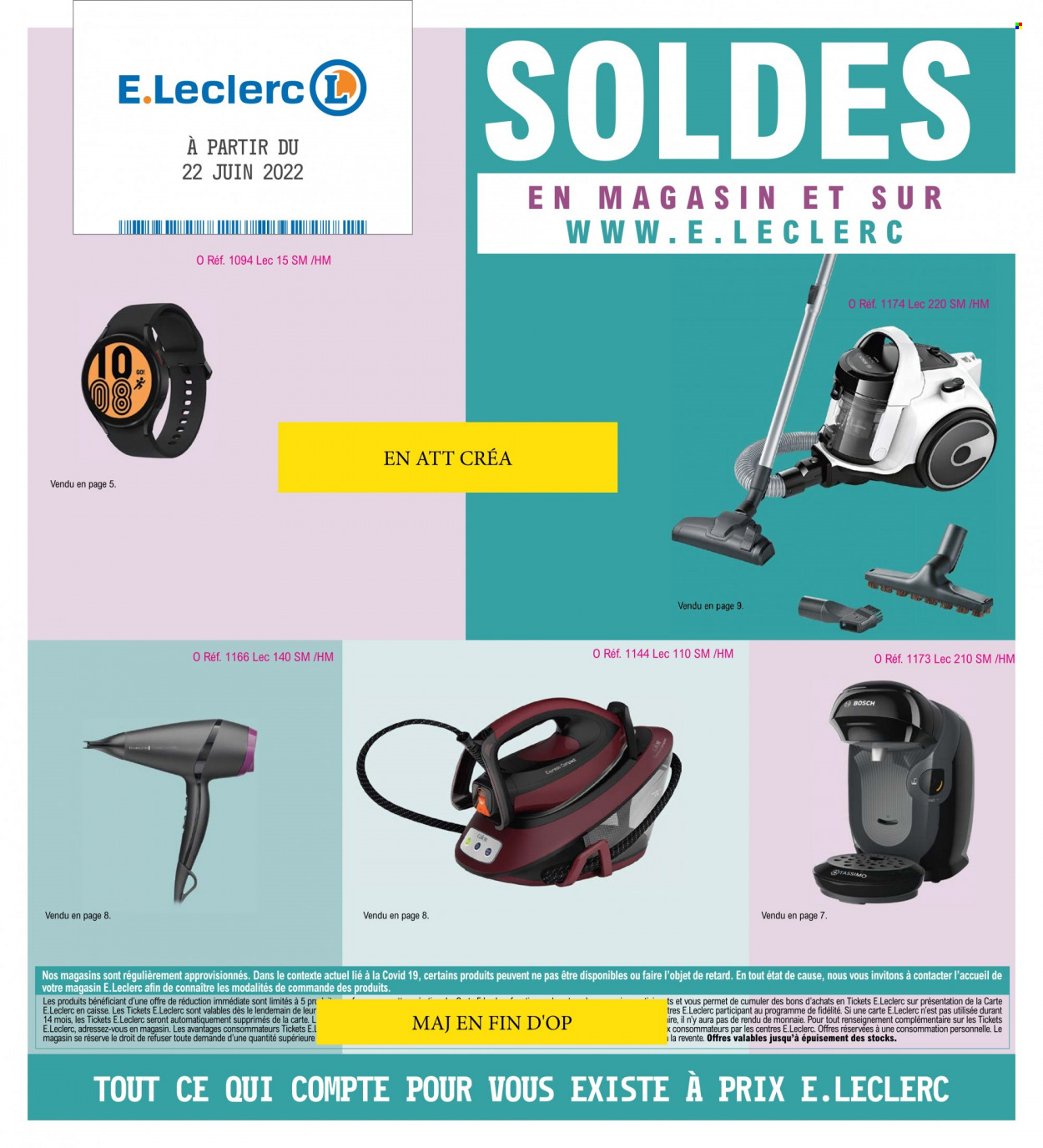 Catalogue E.Leclerc - 22.06.2022 - 19.07.2022. 