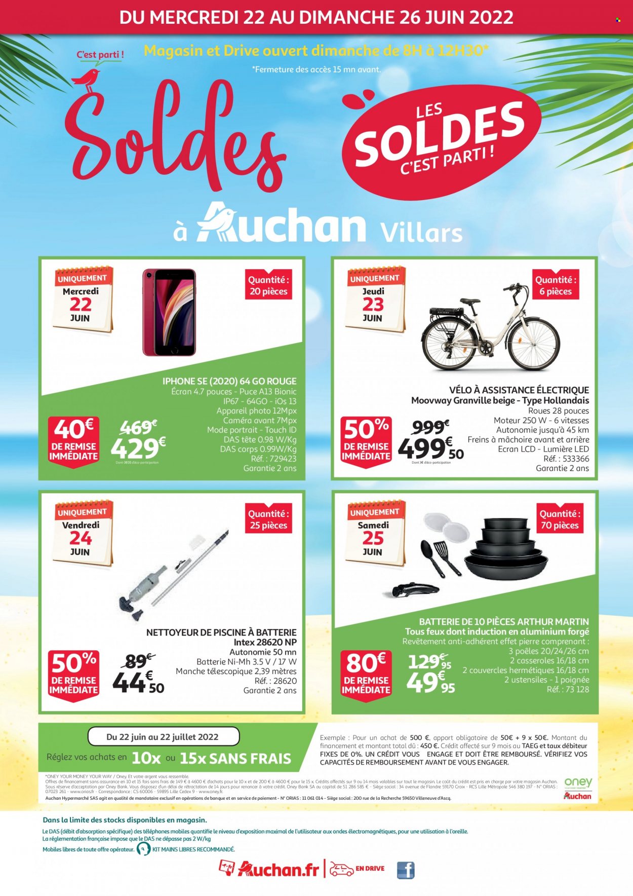 Catalogue Auchan - 22.06.2022 - 26.06.2022. 