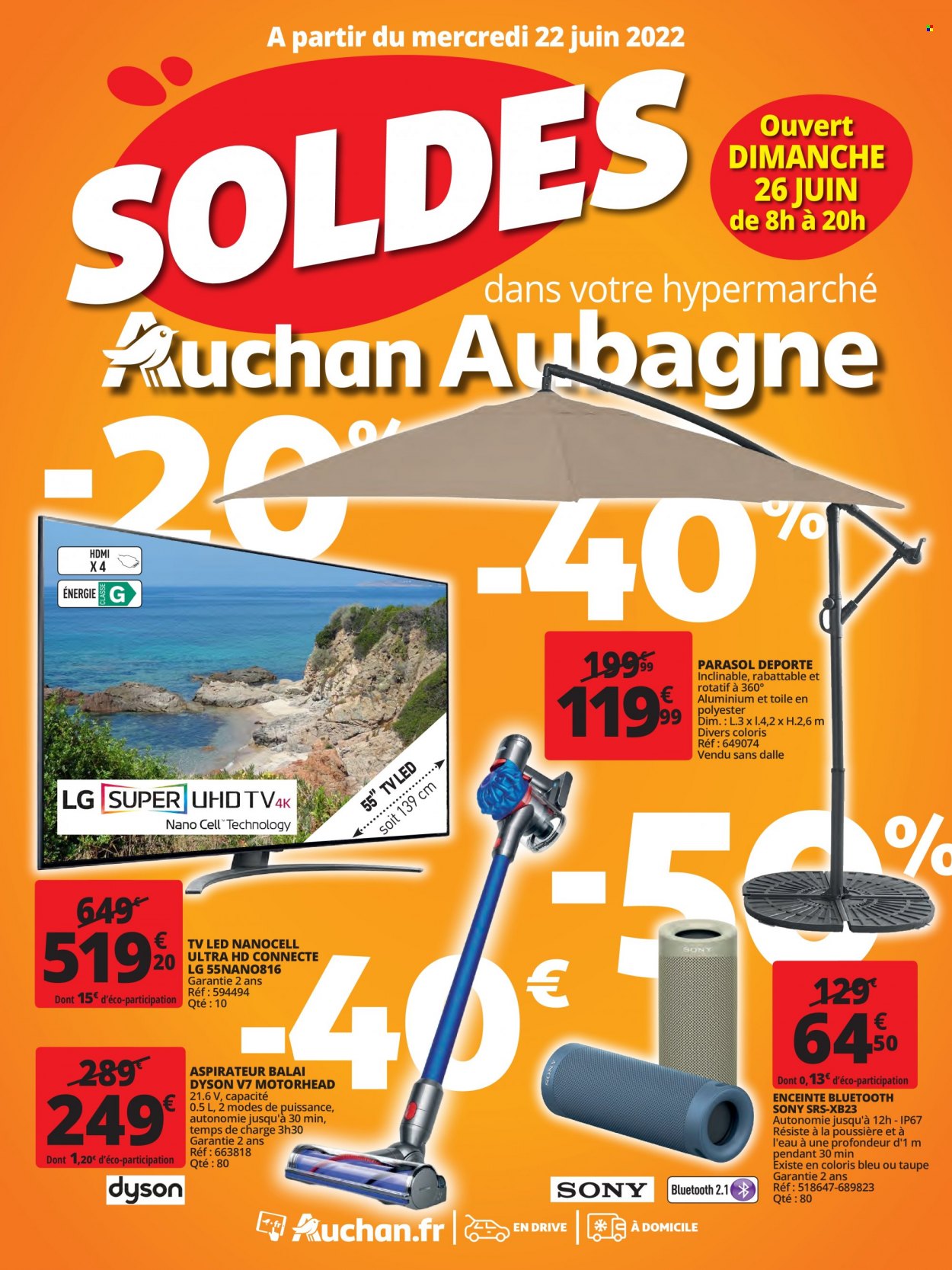 Catalogue Auchan - 22.06.2022 - 26.06.2022. 
