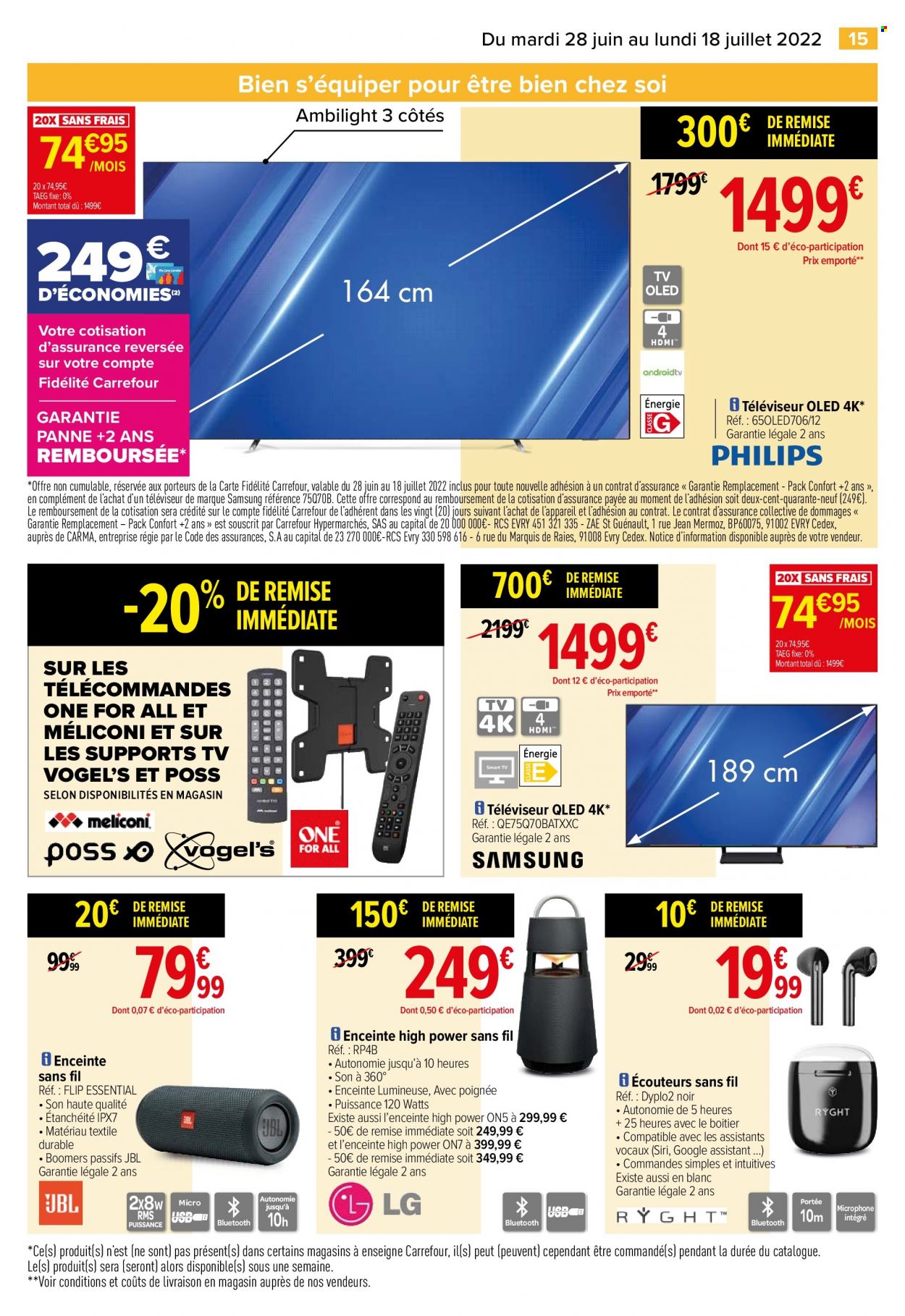 Catalogue Carrefour Hypermarchés - 28.06.2022 - 18.07.2022. 