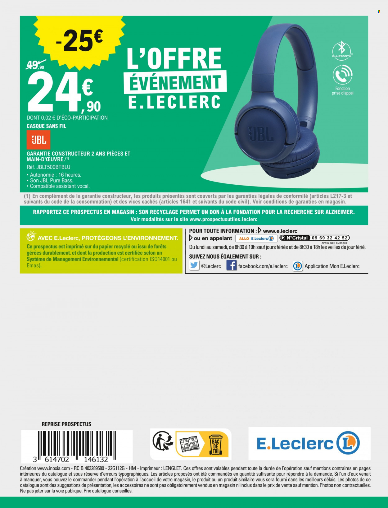 Catalogue E.Leclerc - 28.06.2022 - 09.07.2022. 