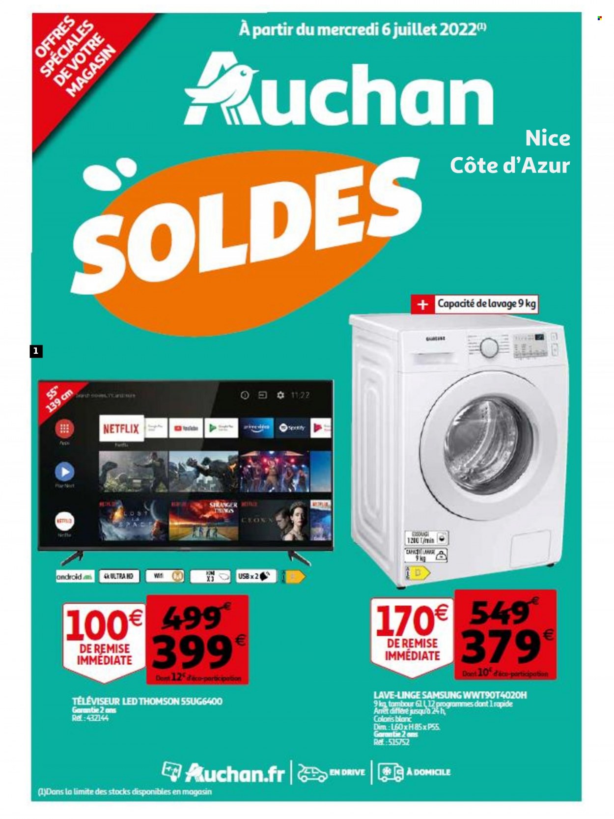 Catalogue Auchan - 06.07.2022 - 09.07.2022. 