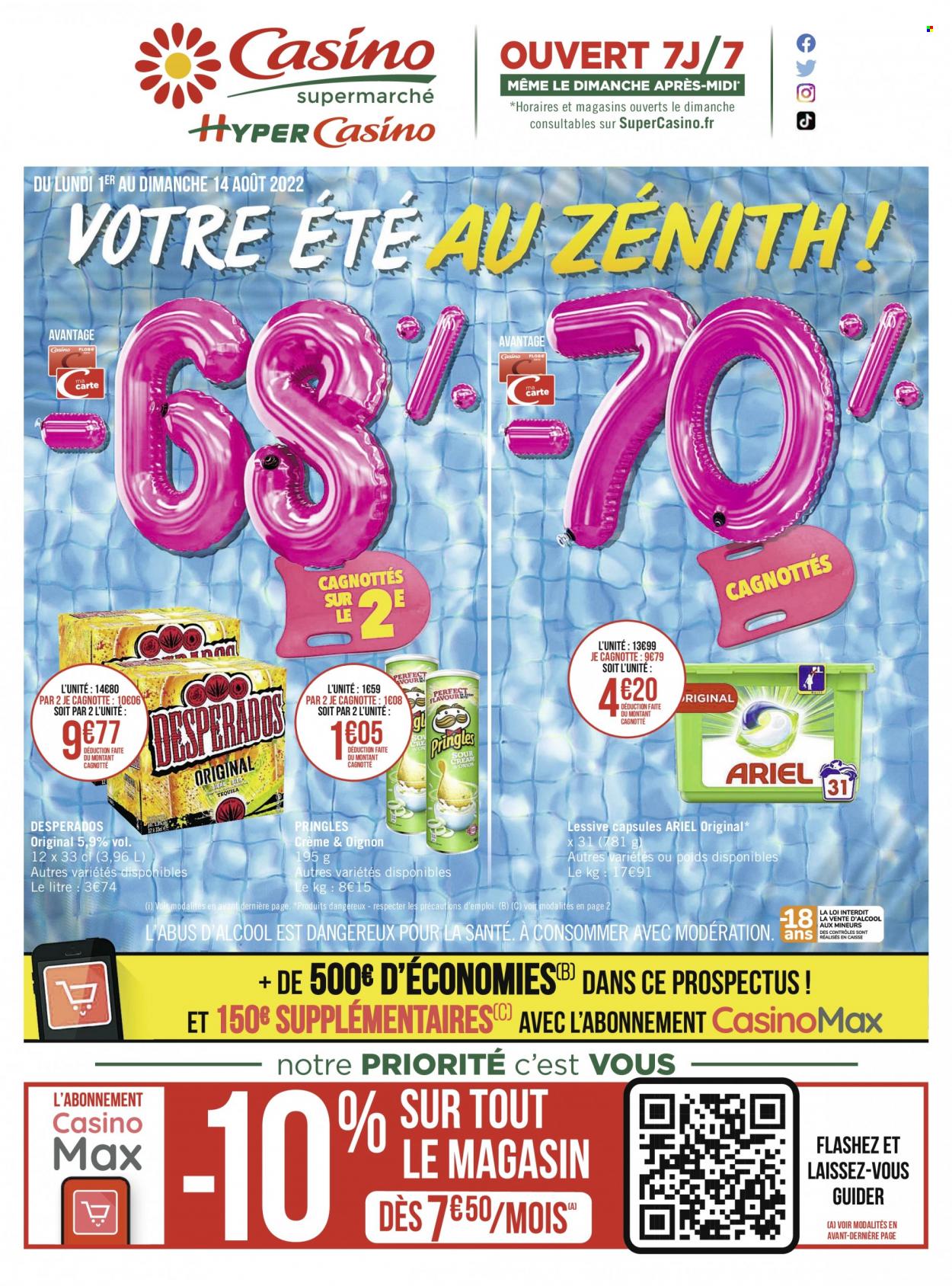 Catalogue Géant Casino - 01.08.2022 - 14.08.2022. 