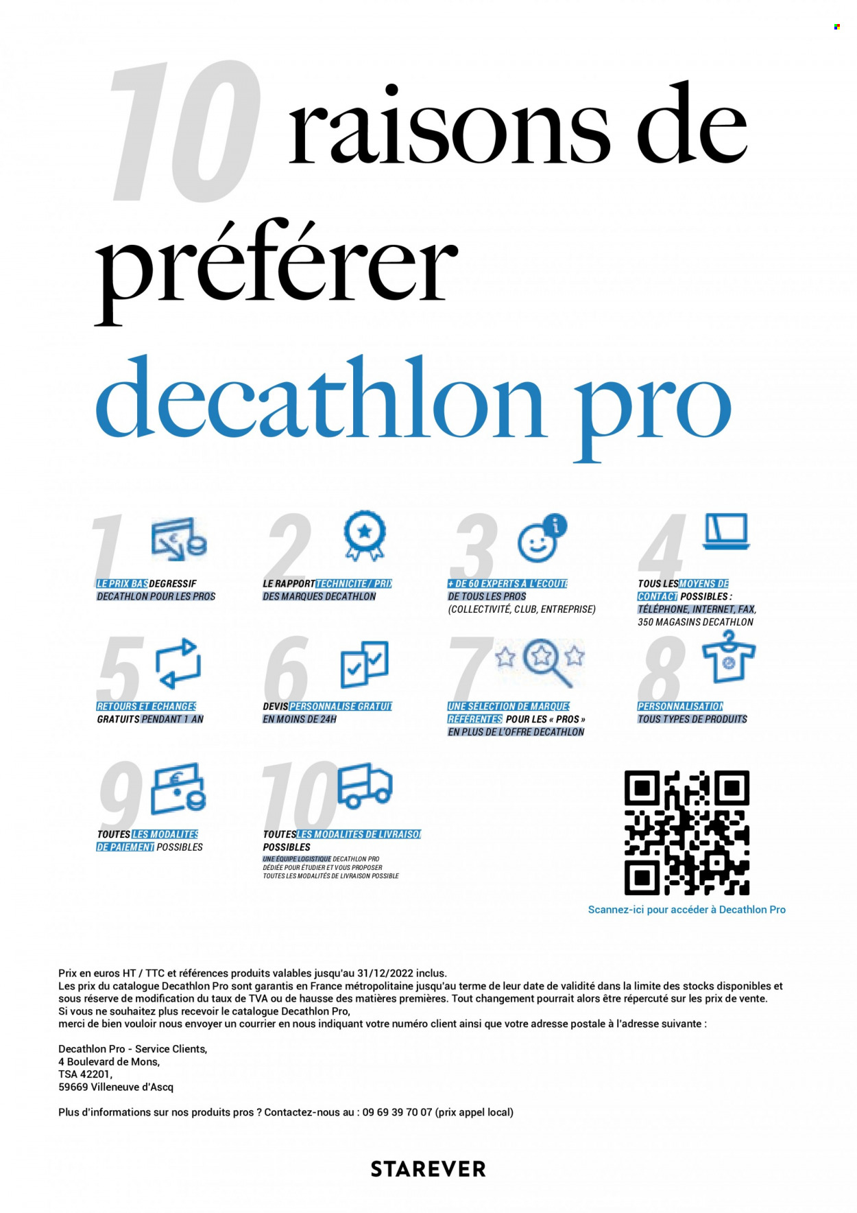 Catalogue Decathlon. 