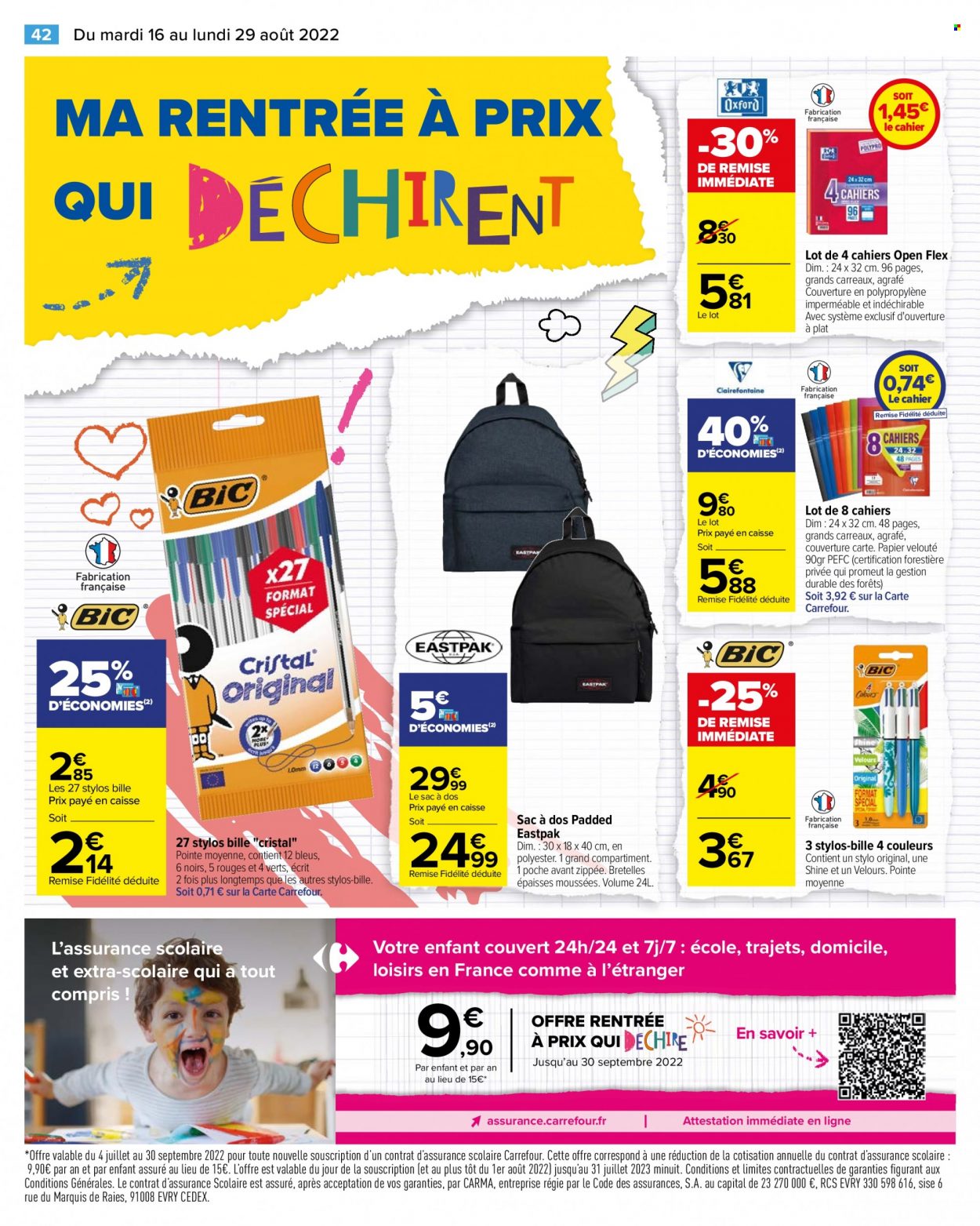 Catalogue Carrefour Hypermarchés - 16.08.2022 - 29.08.2022. 