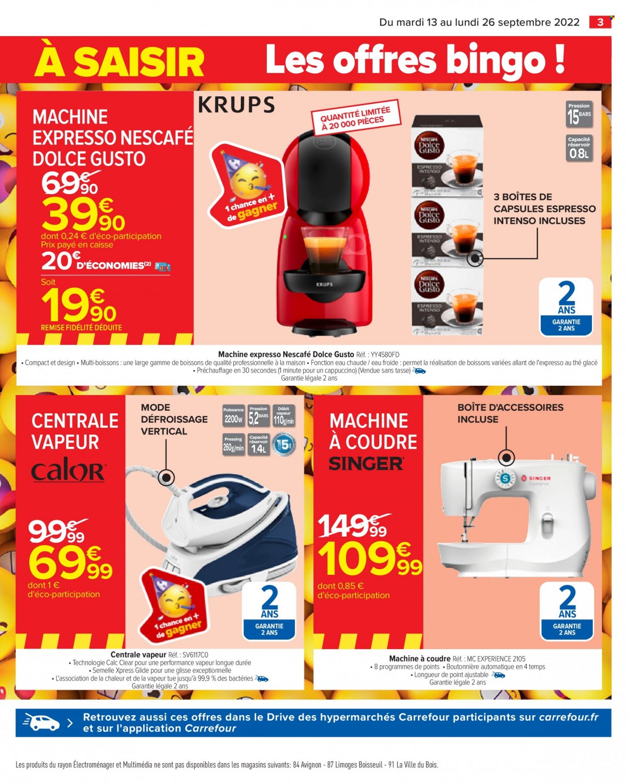 Catalogue Carrefour Hypermarchés - 13.09.2022 - 26.09.2022. 
