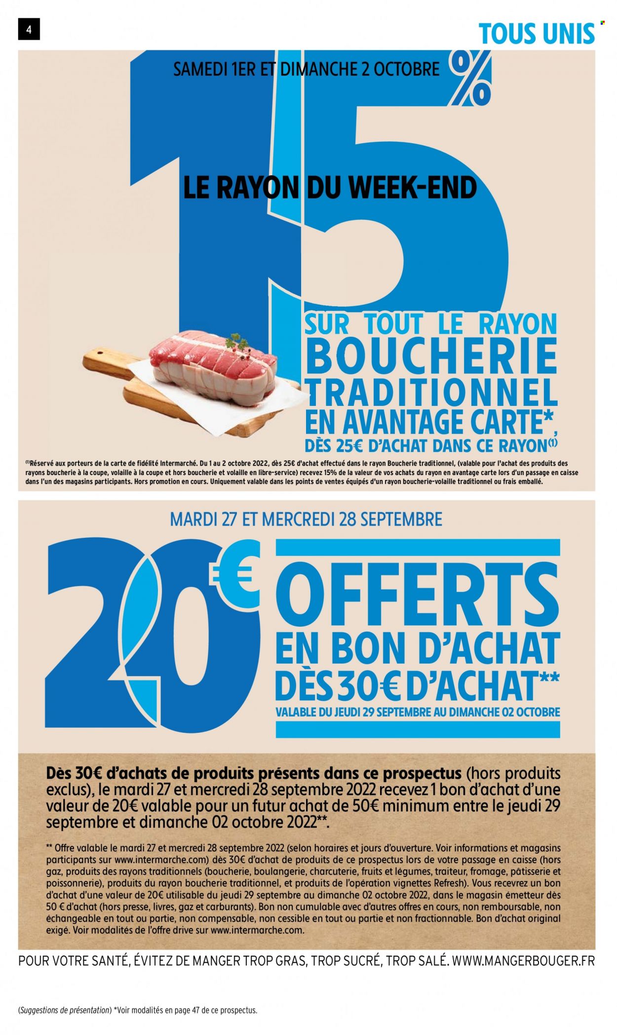 Catalogue Intermarché Super - 27.09.2022 - 02.10.2022. 