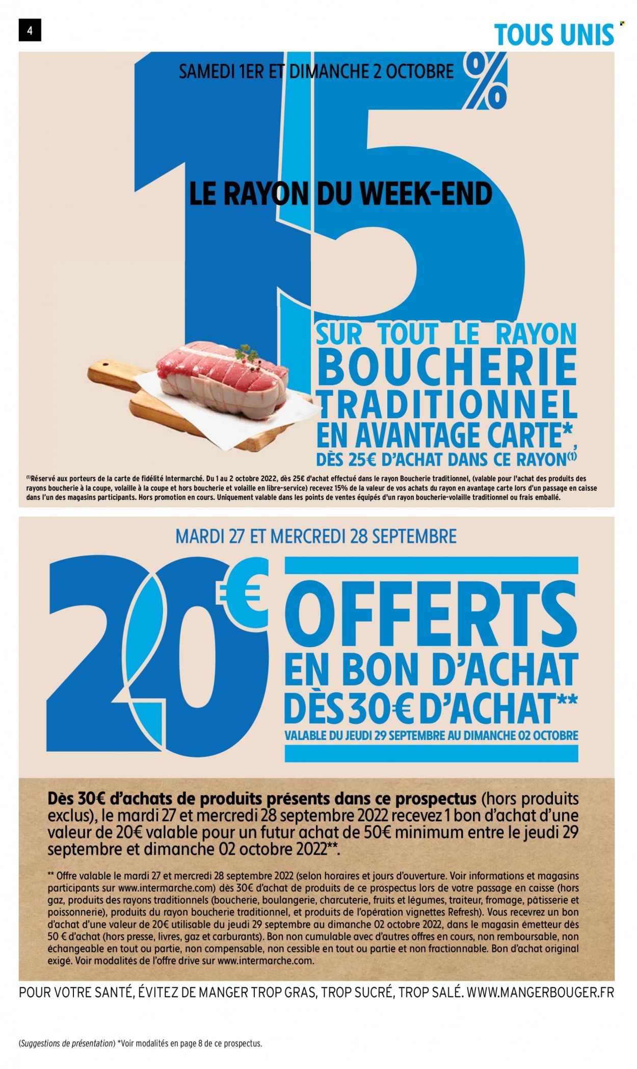 Catalogue Intermarché Express - 27.09.2022 - 02.10.2022. 
