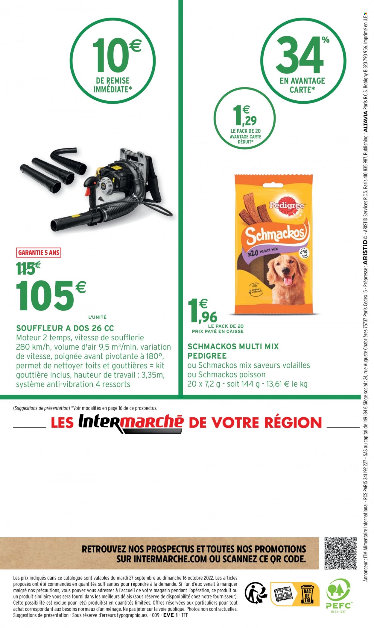 Catalogue Intermarché - 27.09.2022 - 16.10.2022. 