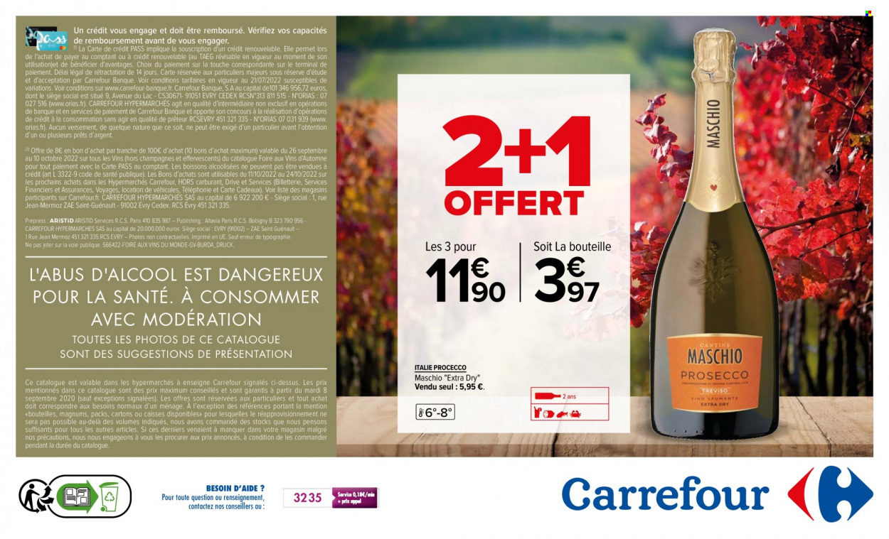 Catalogue Carrefour Hypermarchés - 27.09.2022 - 11.10.2022. 