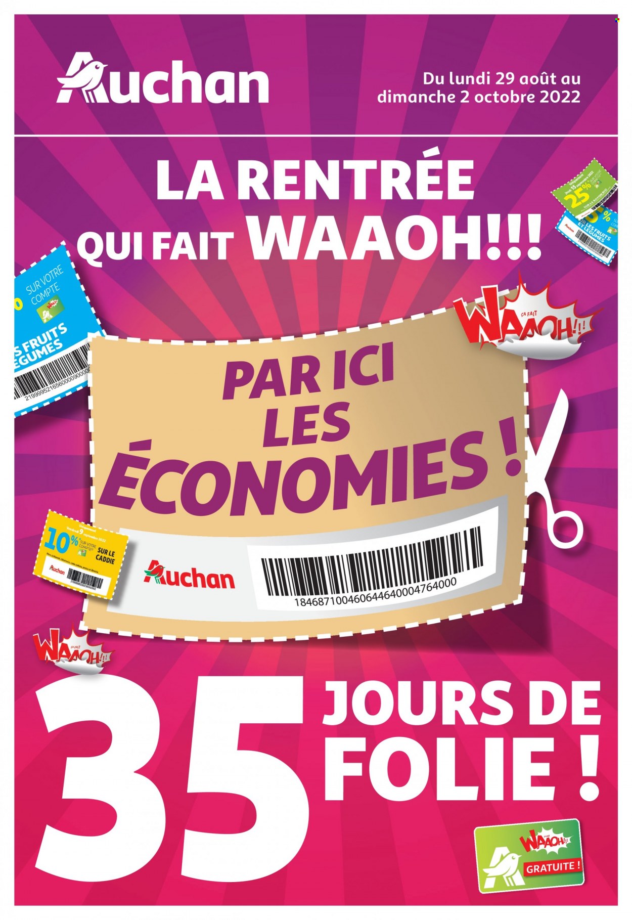 Catalogue Auchan - 29.09.2022 - 02.10.2022. 