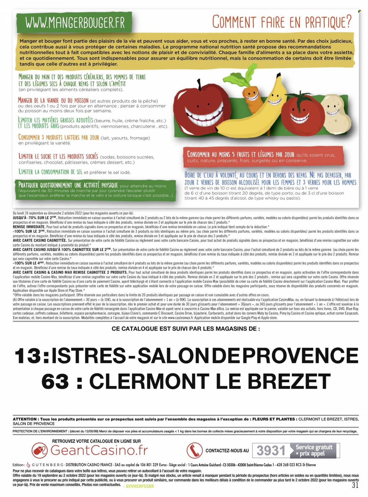 Catalogue Géant Casino - 19.09.2022 - 02.10.2022. 