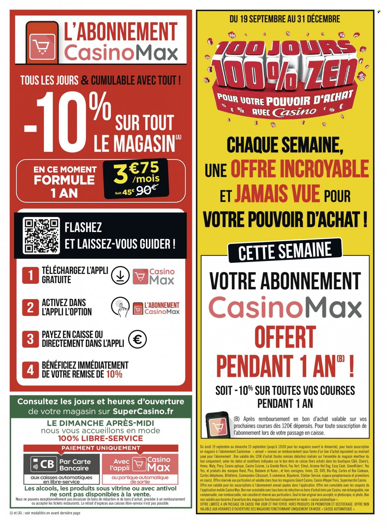Catalogue Géant Casino - 19.09.2022 - 02.10.2022. 