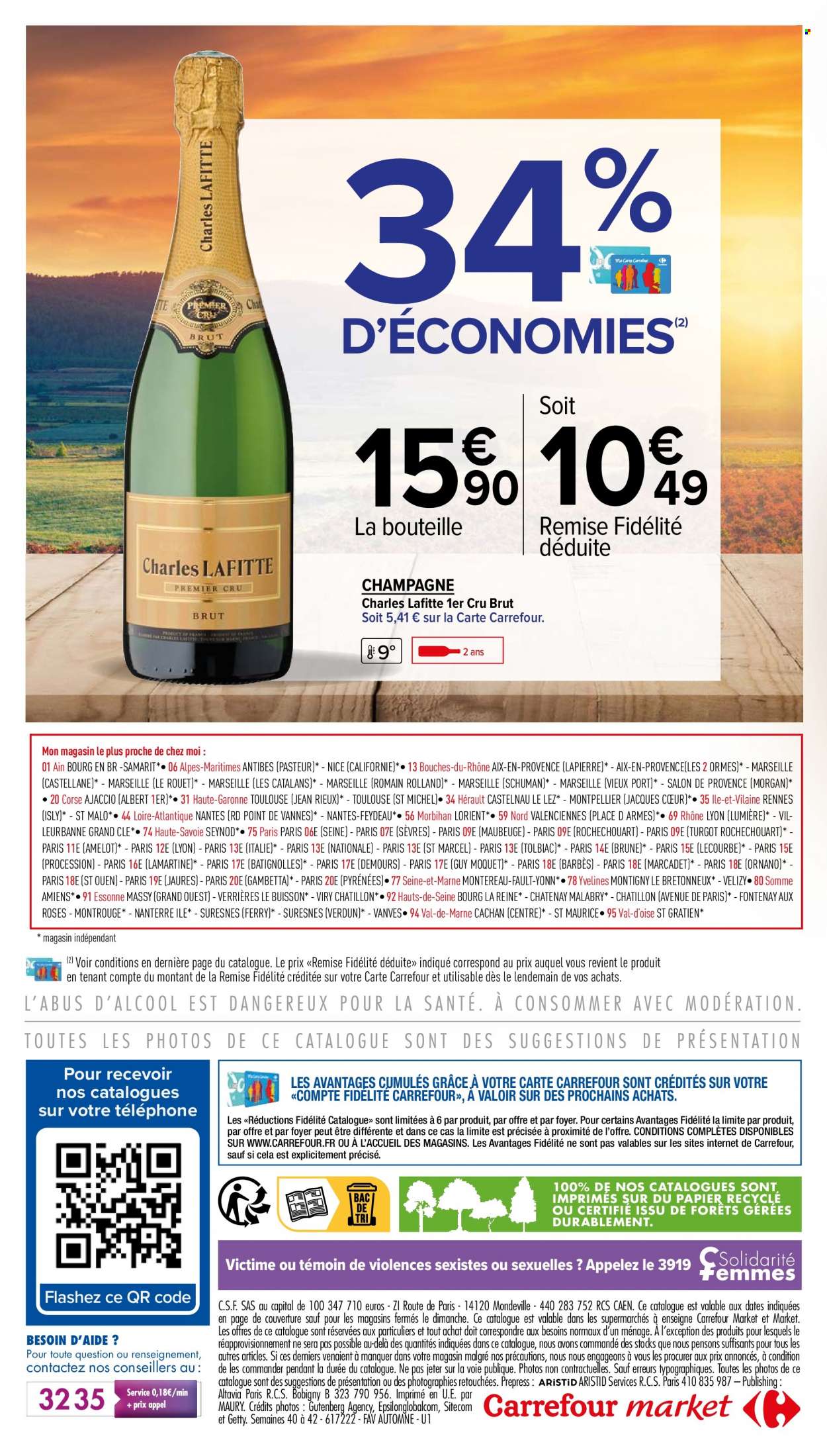 Catalogue Carrefour Market - 06.10.2022 - 23.10.2022. 