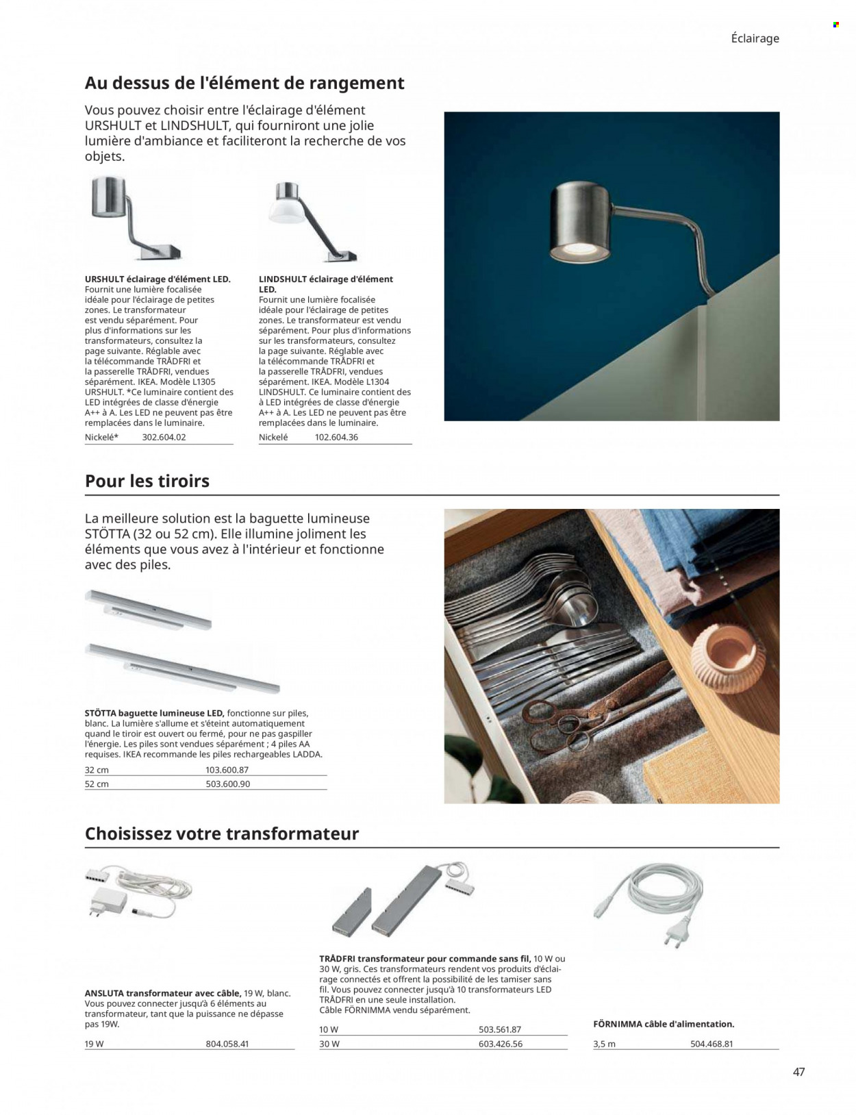 Catalogue IKEA. Page 47.