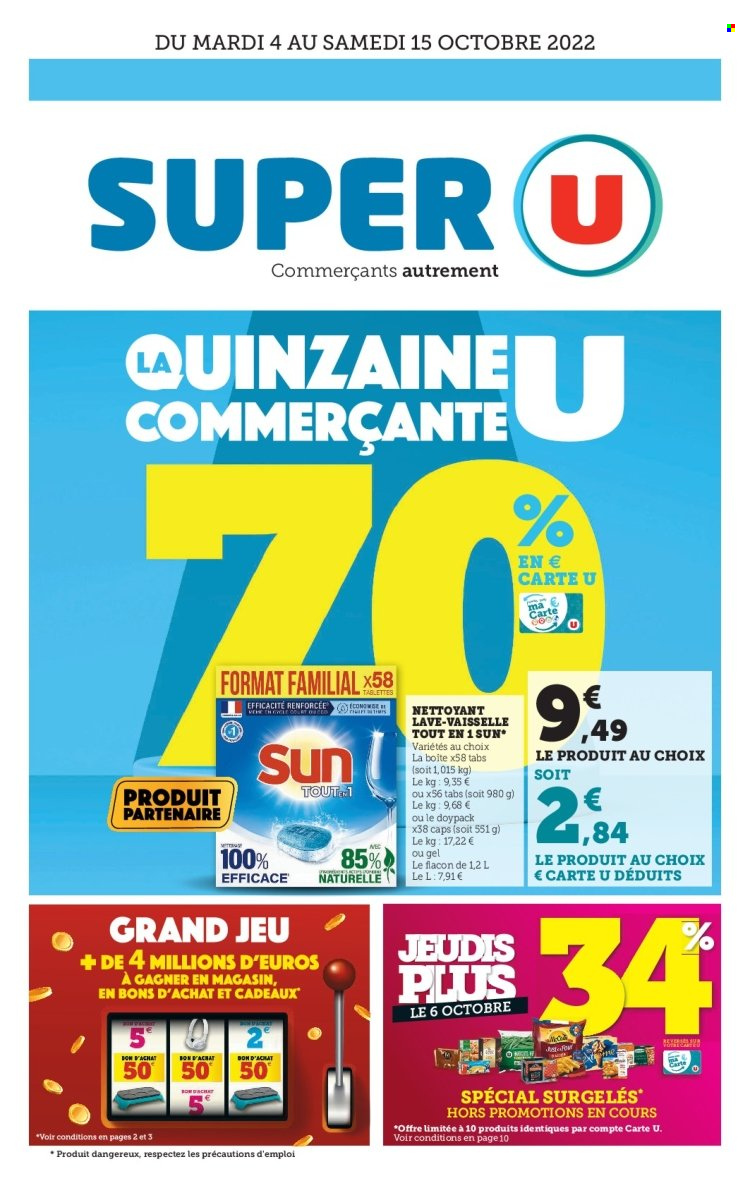 Catalogue SUPER U - 04.10.2022 - 15.10.2022. 