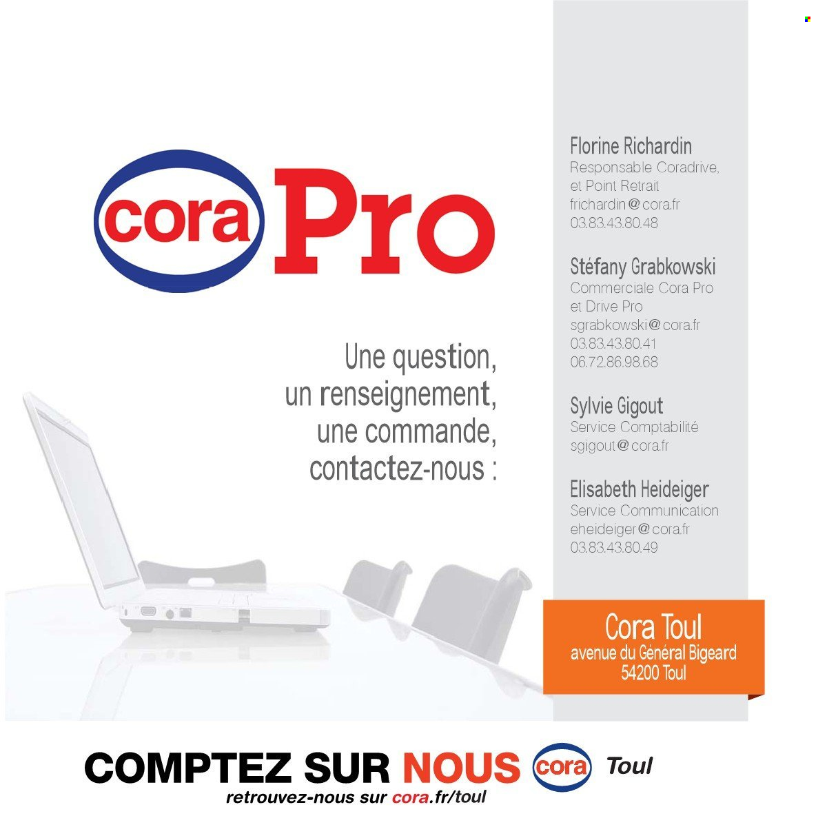 Catalogue Cora. 
