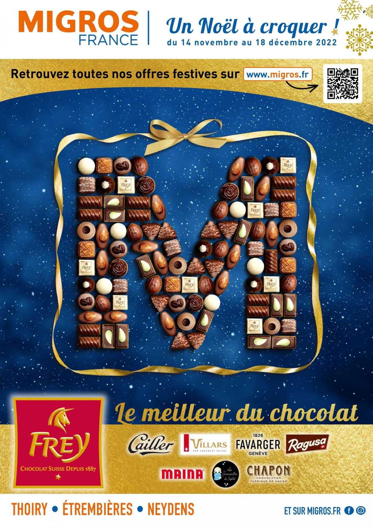 Catalogue Migros France - 14.11.2022 - 18.12.2022. 