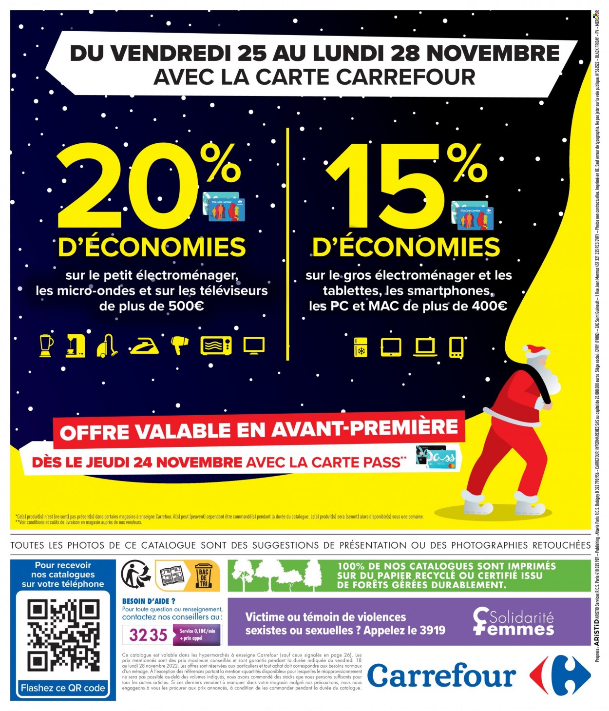 Catalogue Carrefour Hypermarchés - 18.11.2022 - 28.11.2022. 