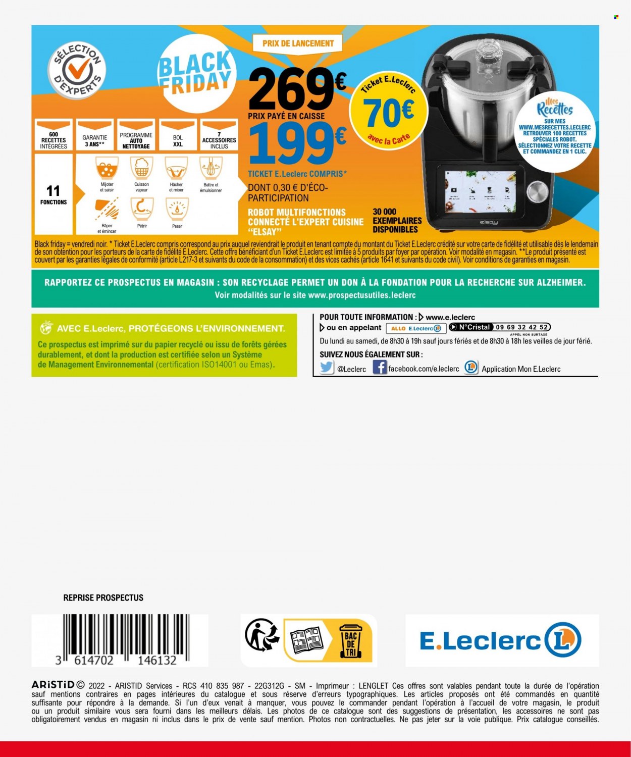 Catalogue E.Leclerc - 15.11.2022 - 26.11.2022. 