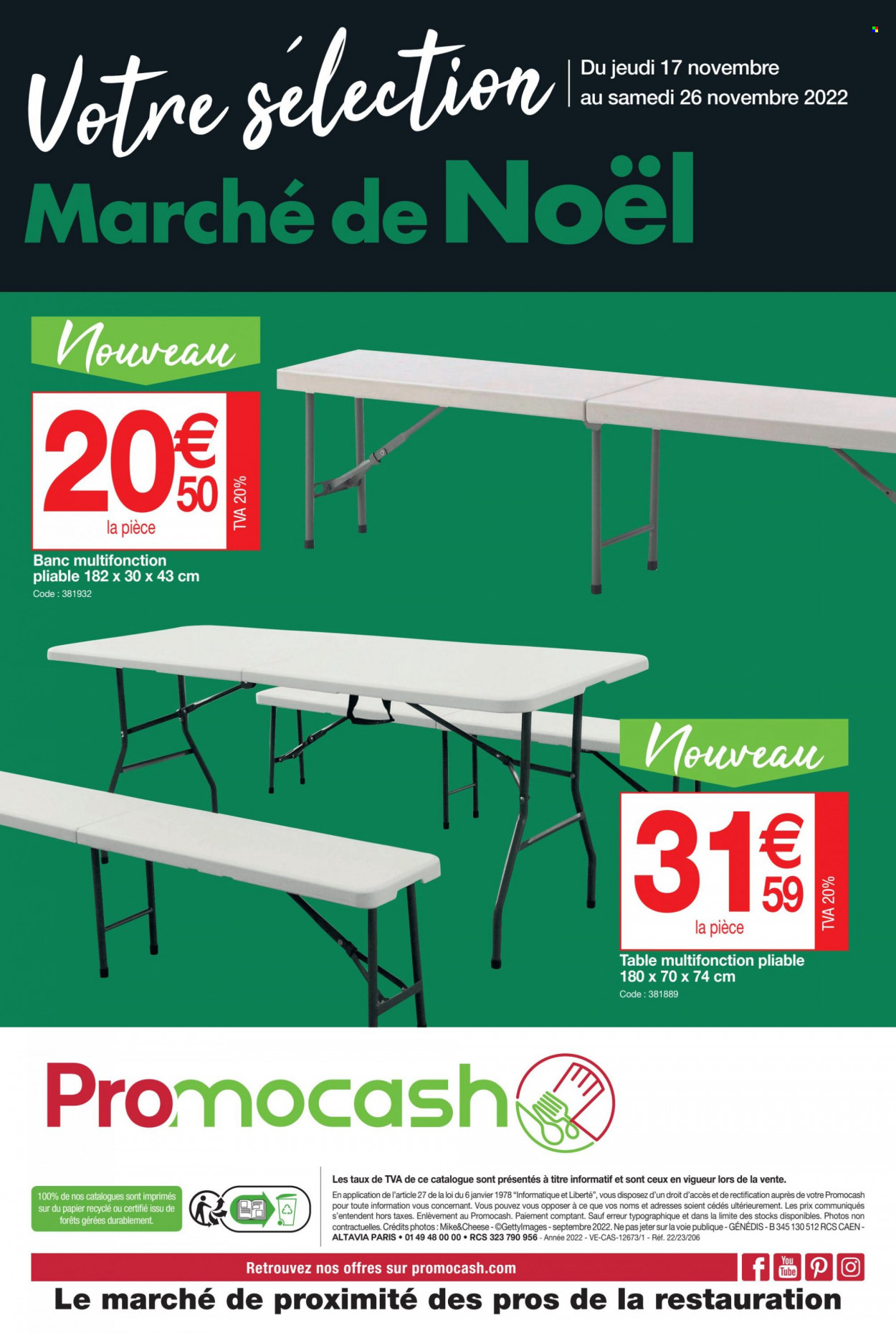 Catalogue Promocash - 17.11.2022 - 26.11.2022. 