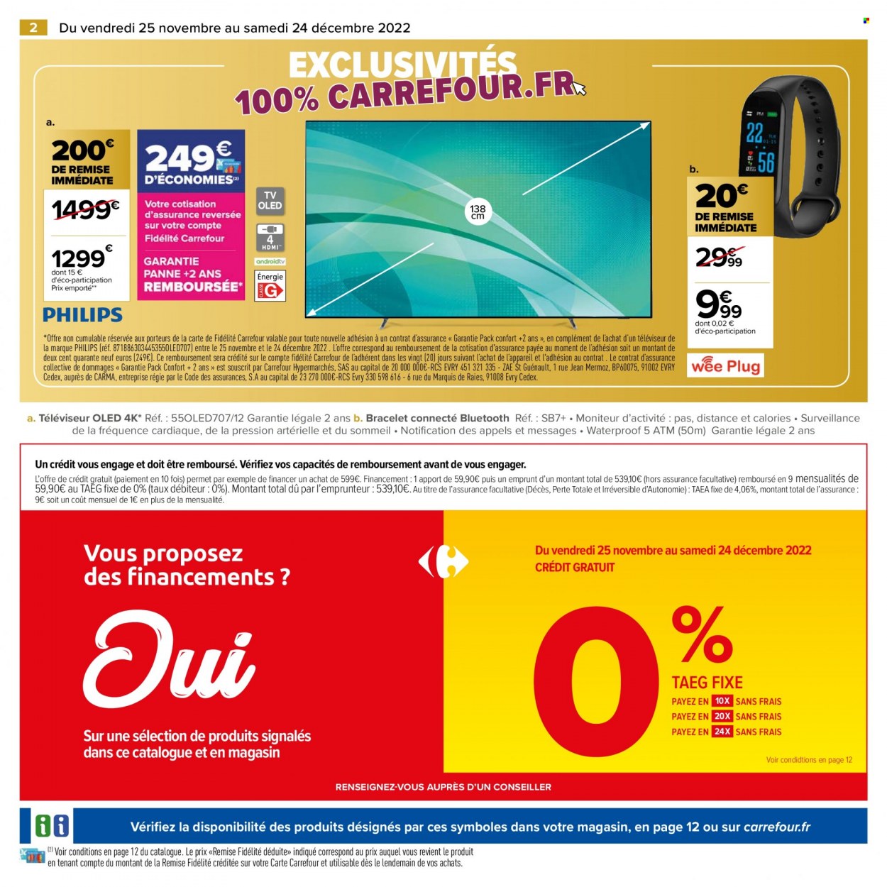 Catalogue Carrefour Hypermarchés - 25.11.2022 - 24.12.2022. 