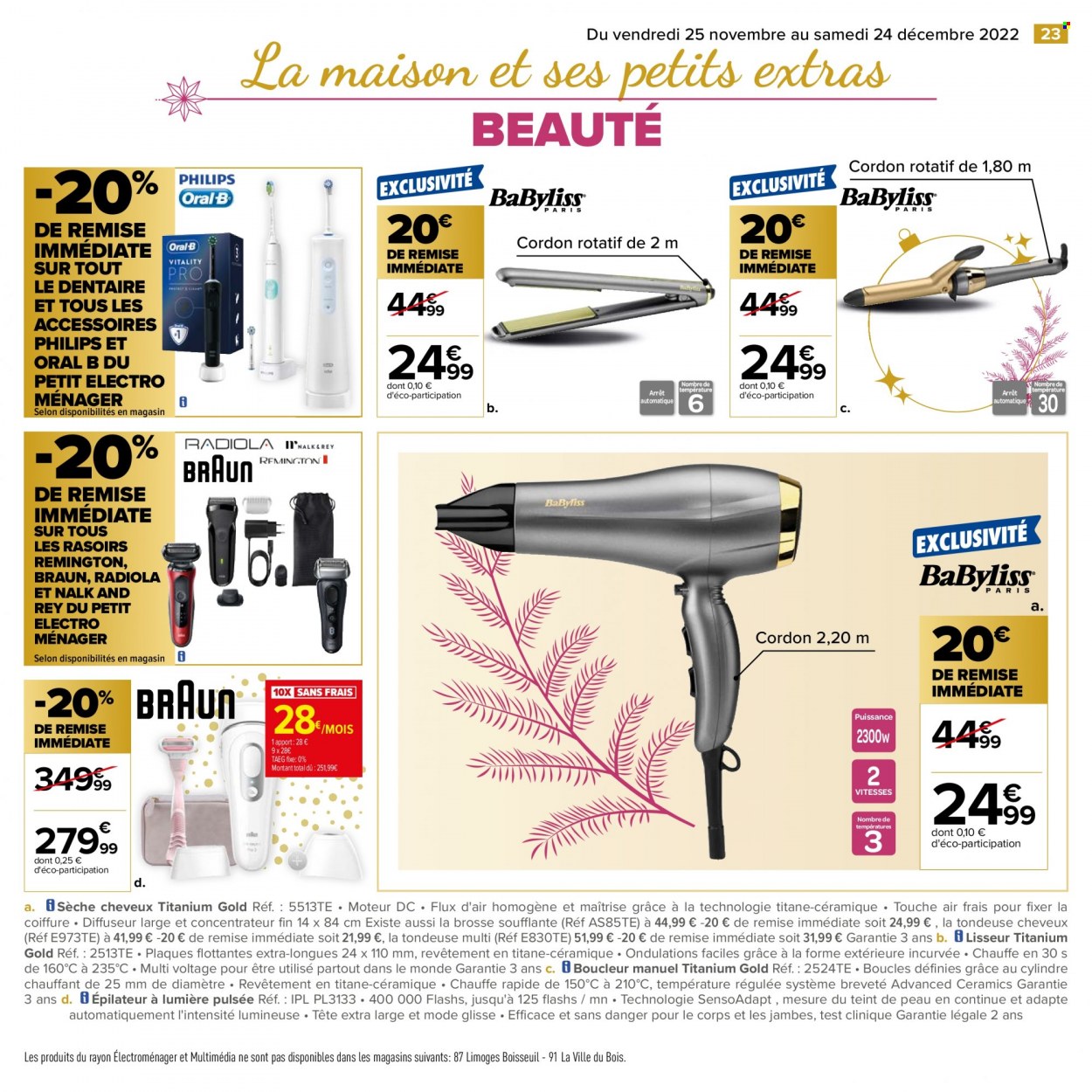 Catalogue Carrefour Hypermarchés - 25.11.2022 - 24.12.2022. 