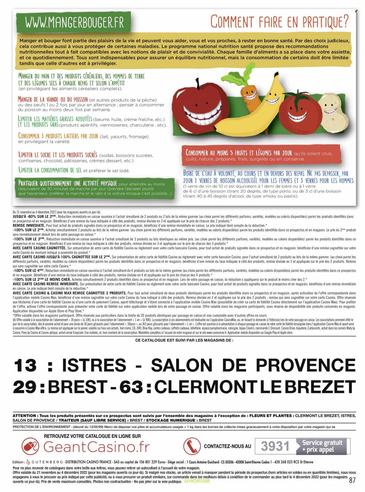 Catalogue Géant Casino - 21.11.2022 - 04.12.2022. 