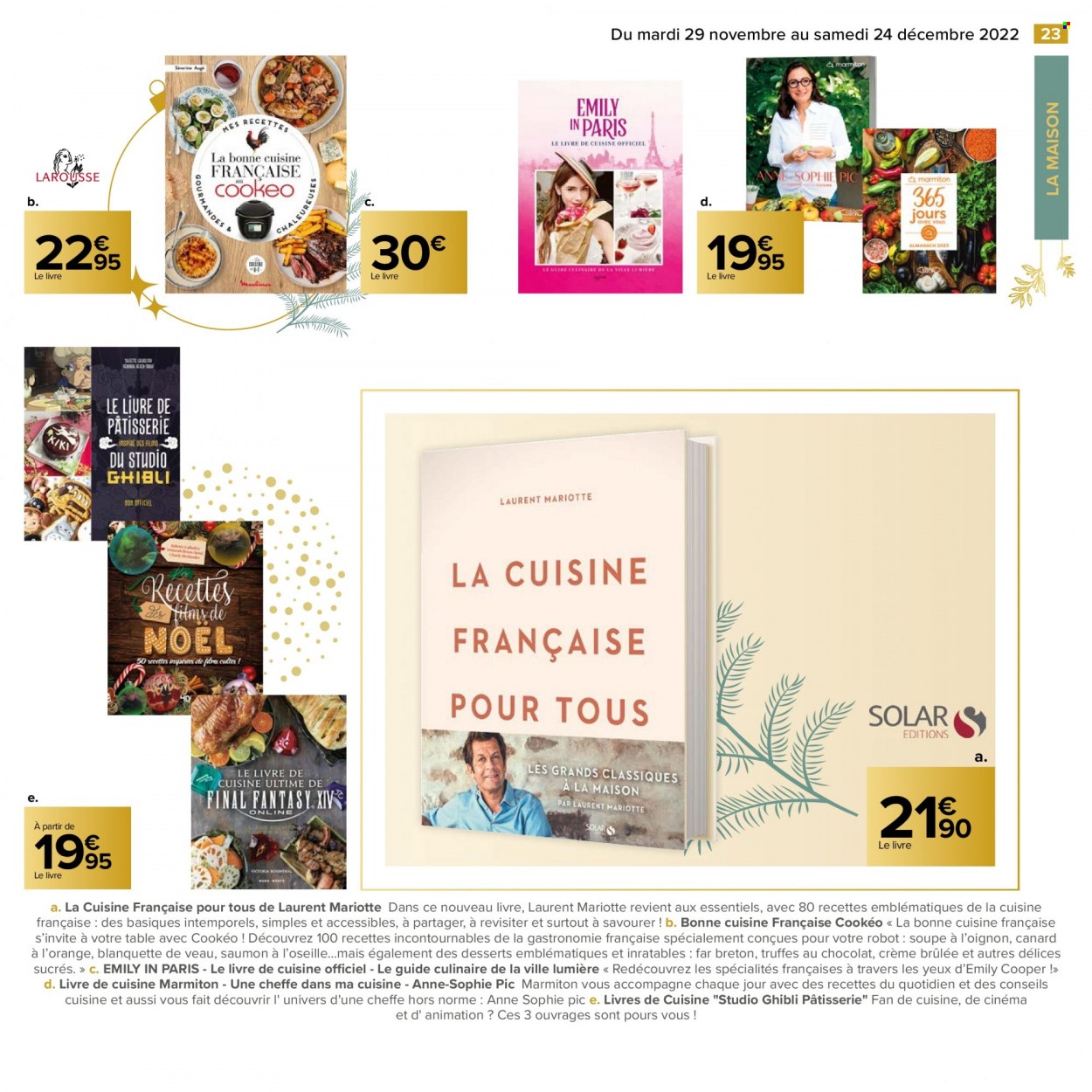 Catalogue Carrefour Hypermarchés - 29.11.2022 - 24.12.2022. 