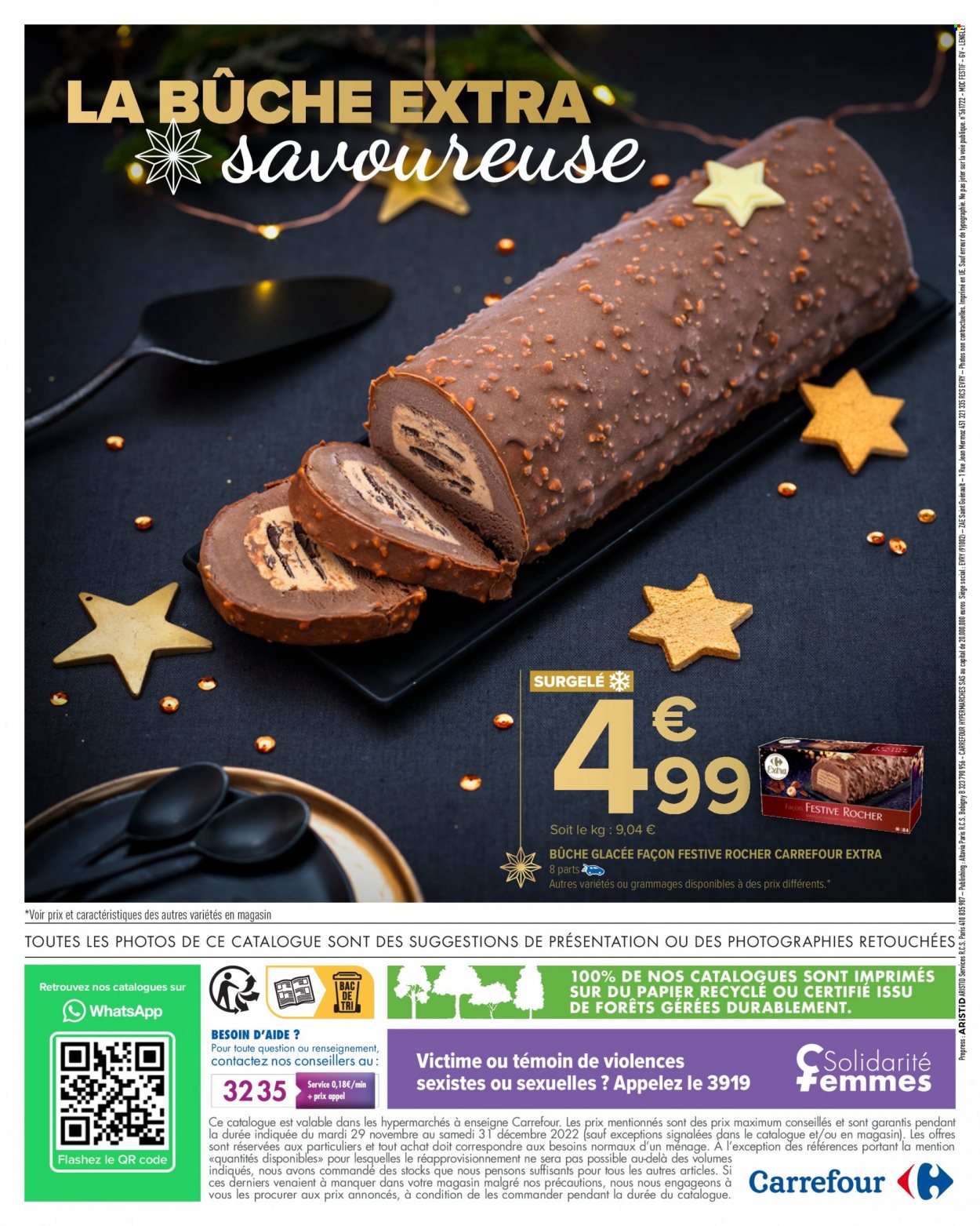 Catalogue Carrefour Hypermarchés - 29.11.2022 - 31.12.2022. 