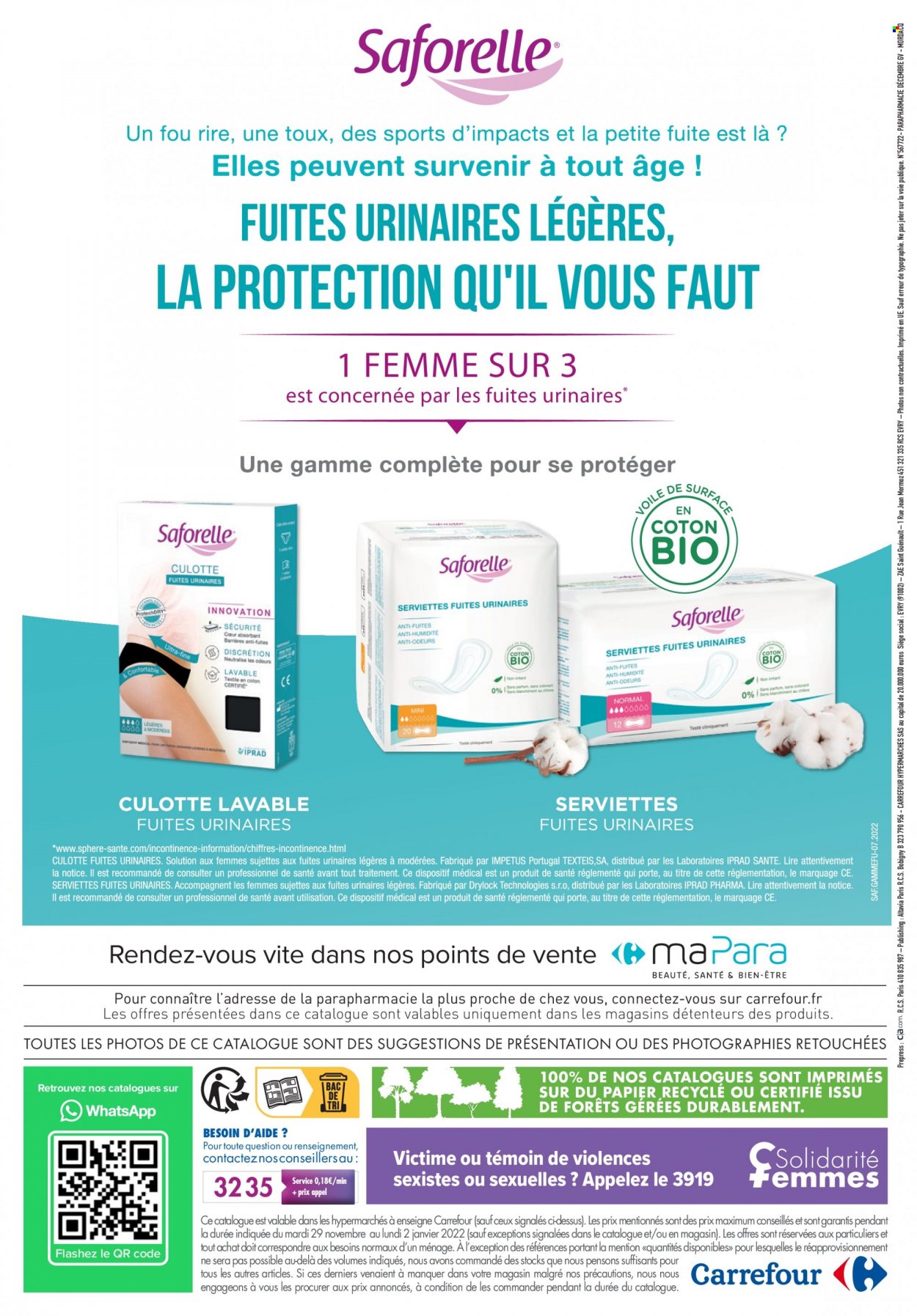 Catalogue Carrefour Hypermarchés - 29.11.2022 - 02.01.2023. 