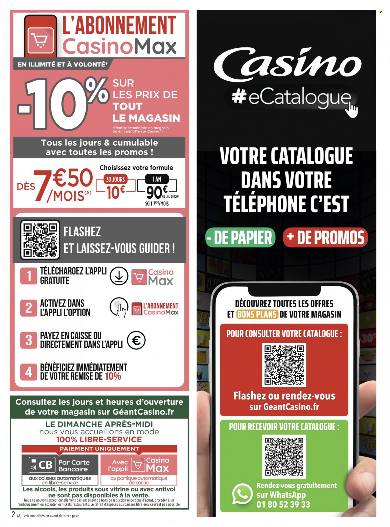 Catalogue Géant Casino. 